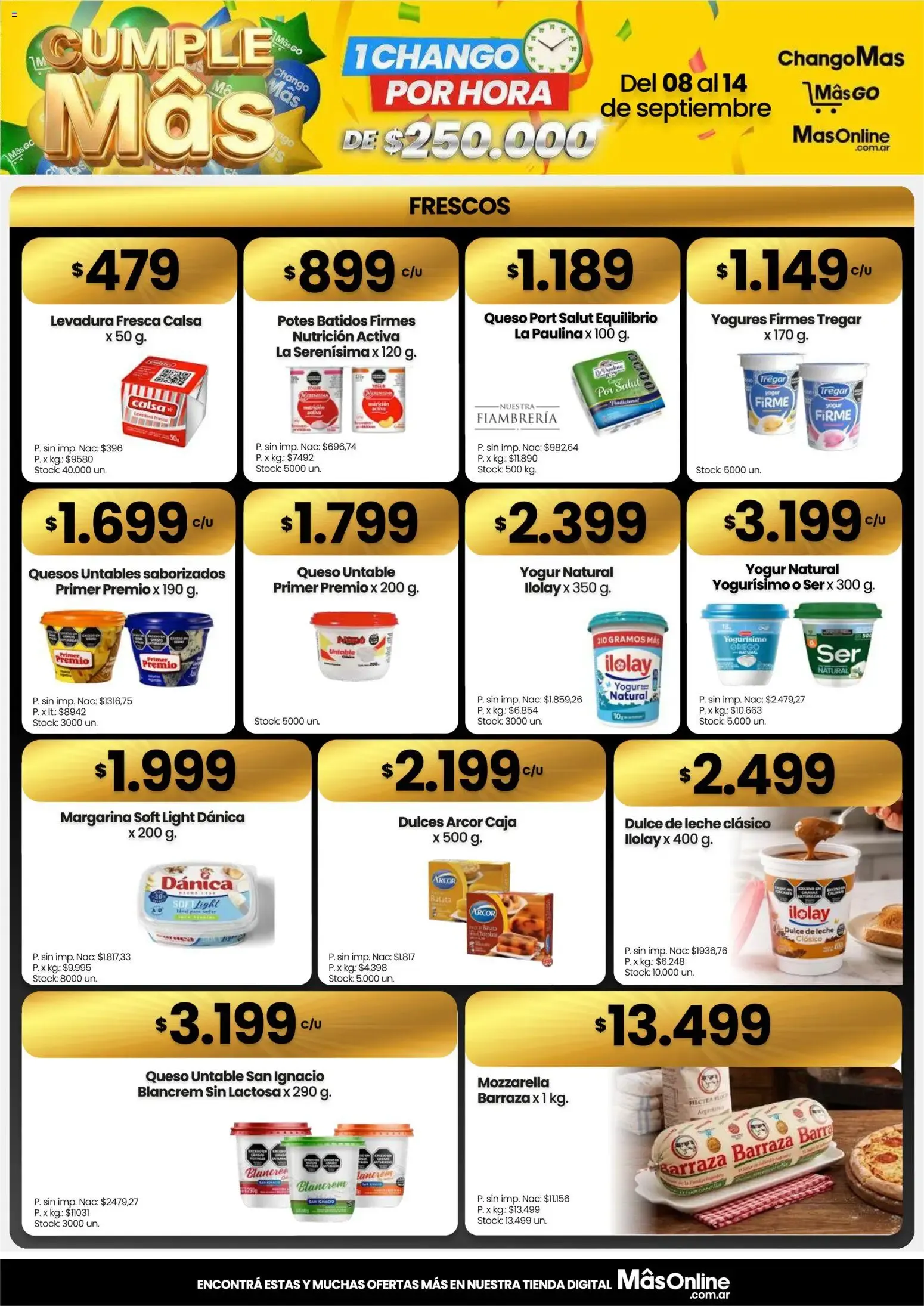 Ofertas de Changomas Ofertas || del 08/09/2026 - 14/09/2026 || Catálogo 8 de septiembre al 14 de septiembre 2026 - Página 4 del catálogo