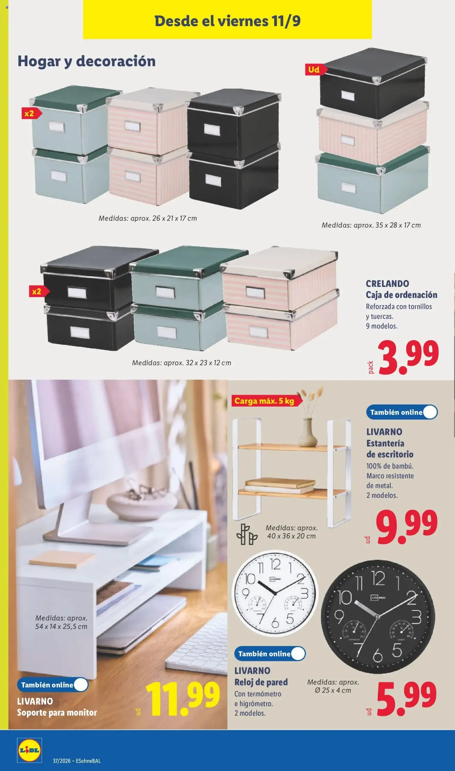 Catálogo de Lidl folleto de bazar del 07/09/2026 | Ofertas 7 de septiembre al 13 de septiembre 2026 - Página 20