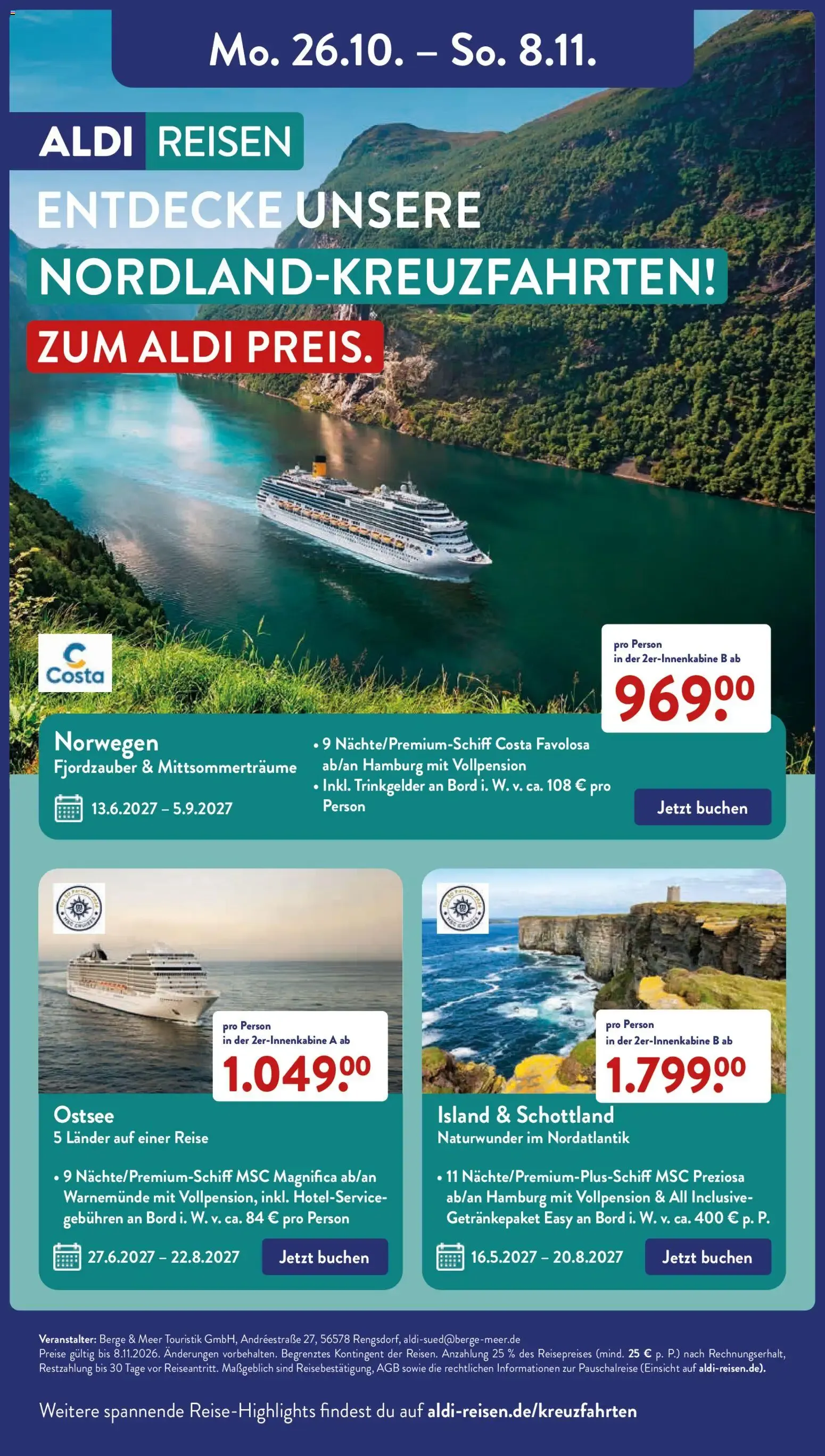 Aldi Süd Prospekt (ab 26.10.2026) zum Blättern von 26. Oktober bis 31. Oktober 2026 - Prospekt seite 21