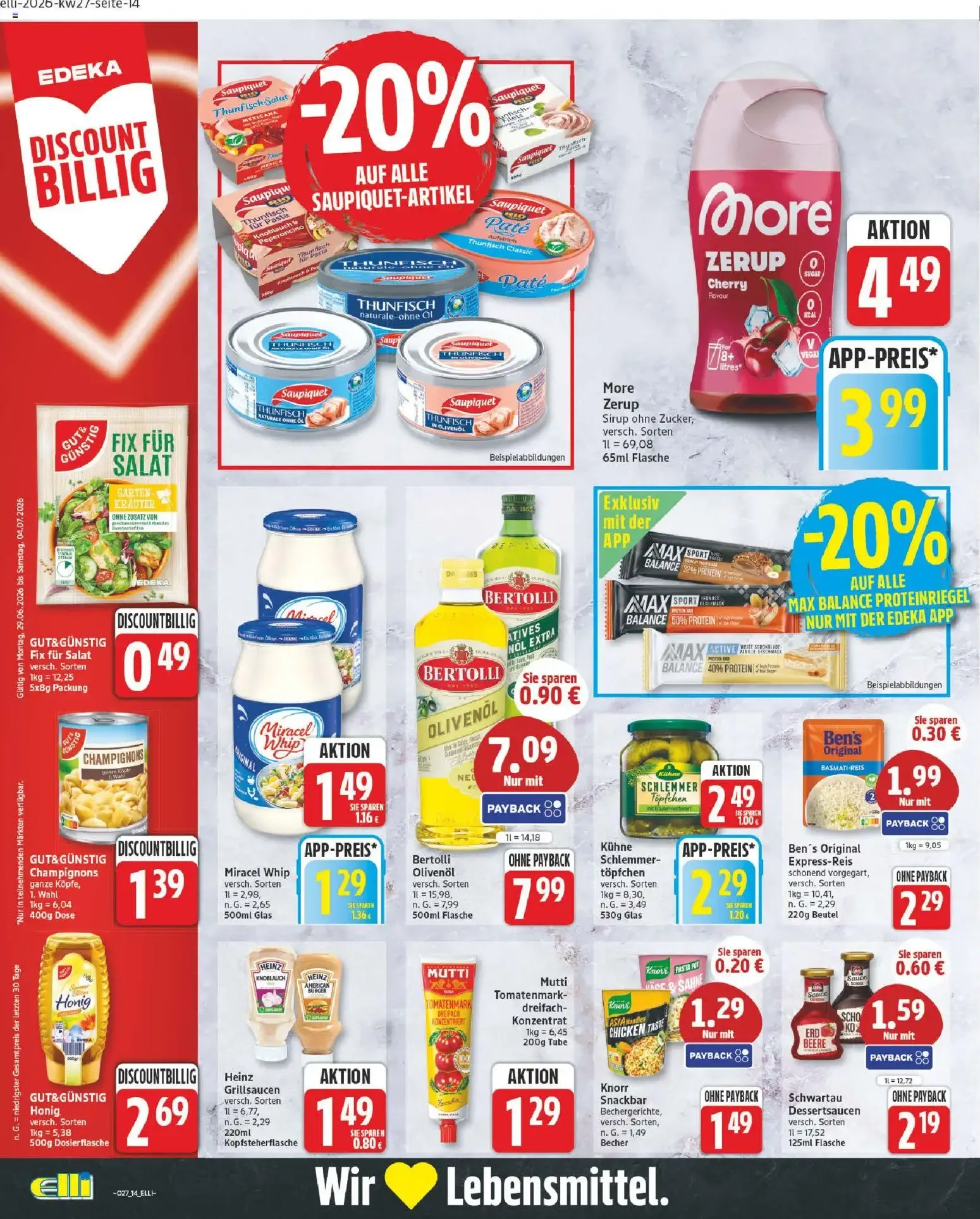 Aktuelle Elli Angebote von 29. Juni bis 4. Juli 2026 - Prospekt seite 14