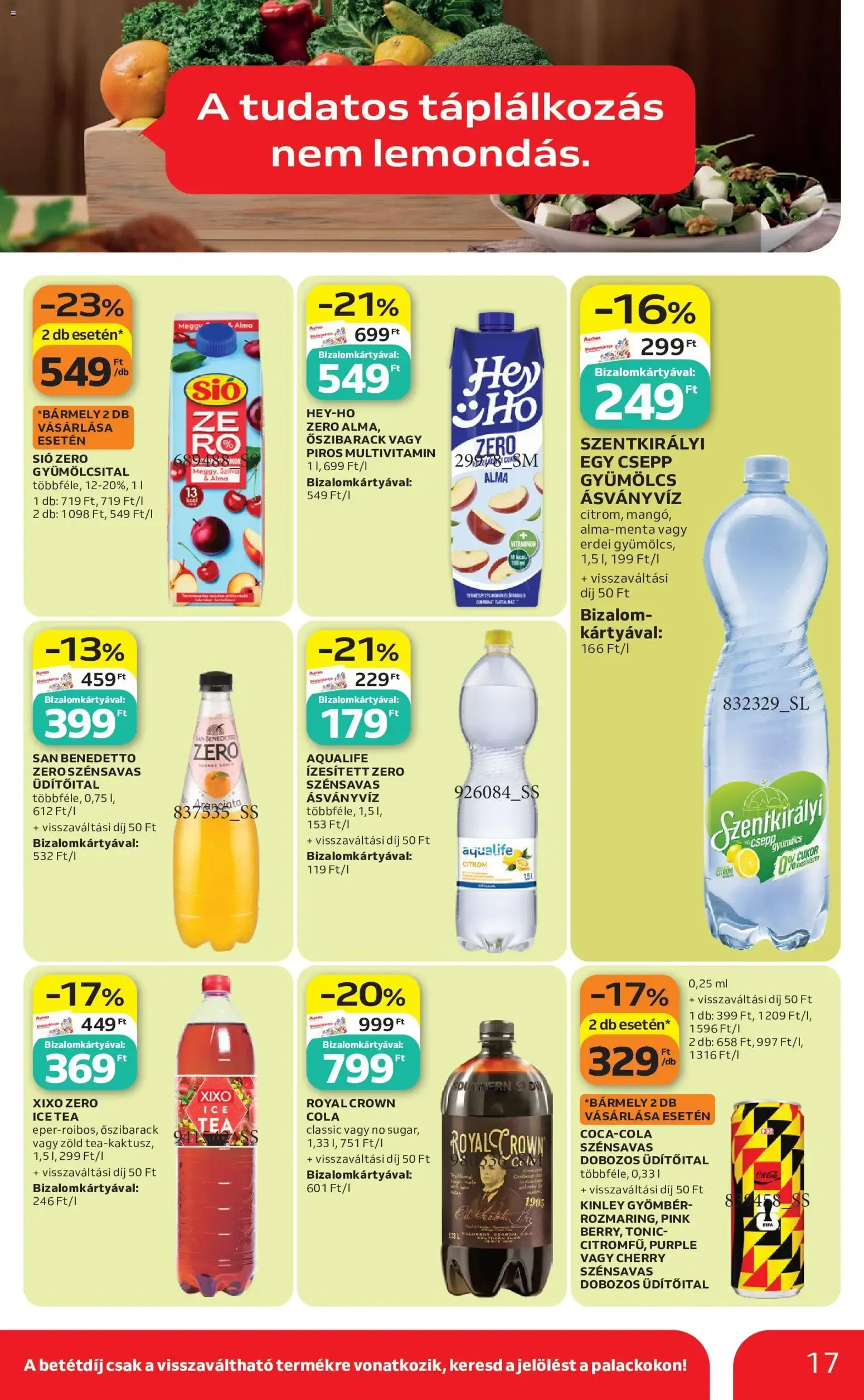 Katalógus Auchan akciós újság - 2026.06.18. -tól/töl > akció, lapozható szórólap 🛍️ június 18.-tól június 24.-ig 2026. - Oldal 17