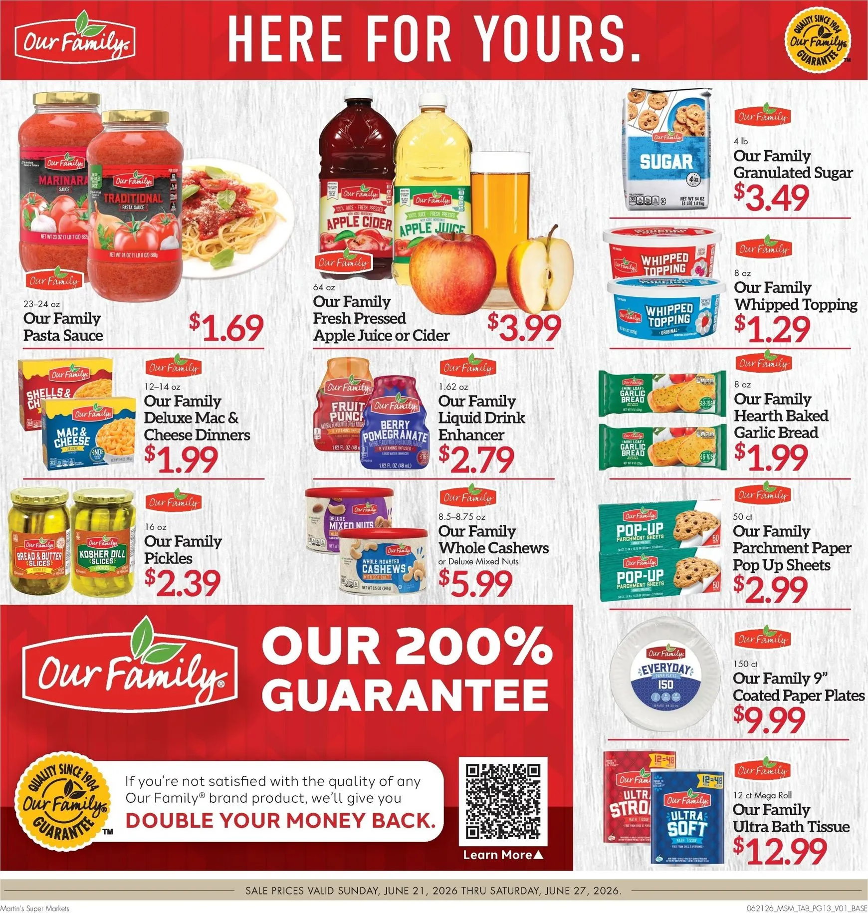 Weekly ad Current Martin's Super Markets leaflet valid from Sunday 06/21/2026 to Saturday 06/27/2026 from June 21 to June 27 2026 - Page 13
