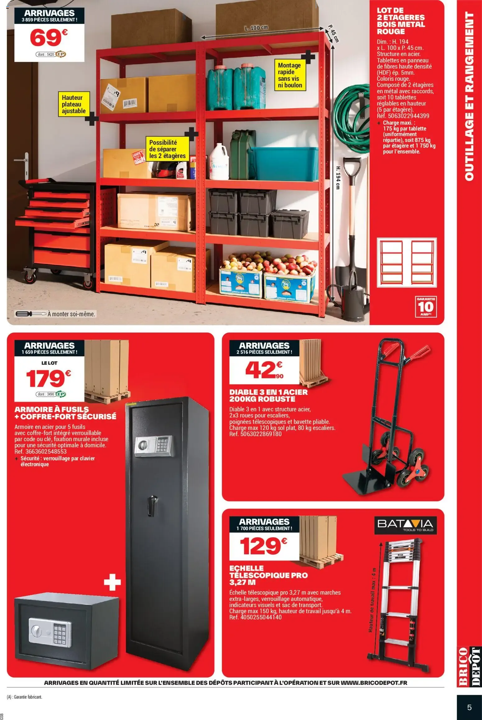 Brico Dépôt catalogue à partir du 11/09/2026 - promo en ligne du 11 septembre au 24 septembre 2026 - Catalogue page 5