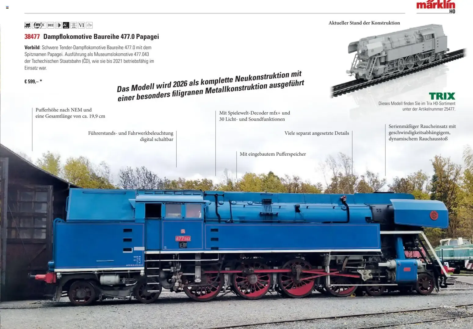 Märklin Neuheiten 2026 von 1. Januar bis 31. Dezember 2026 - Prospekt seite 9