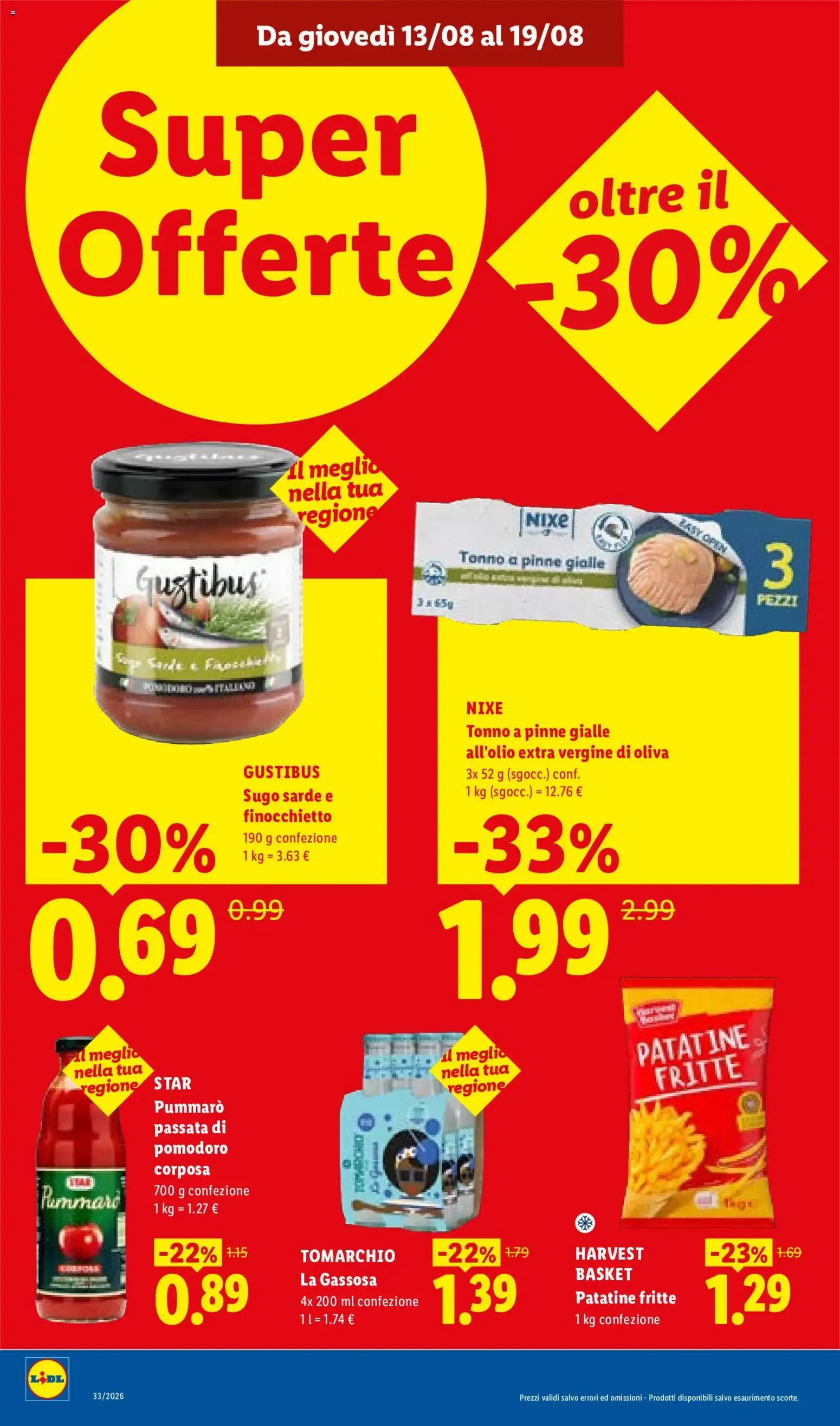LIDL Ferragosto fino al -50% da 13 agosto a 19 agosto di 2026 - Pagina del volantino 16