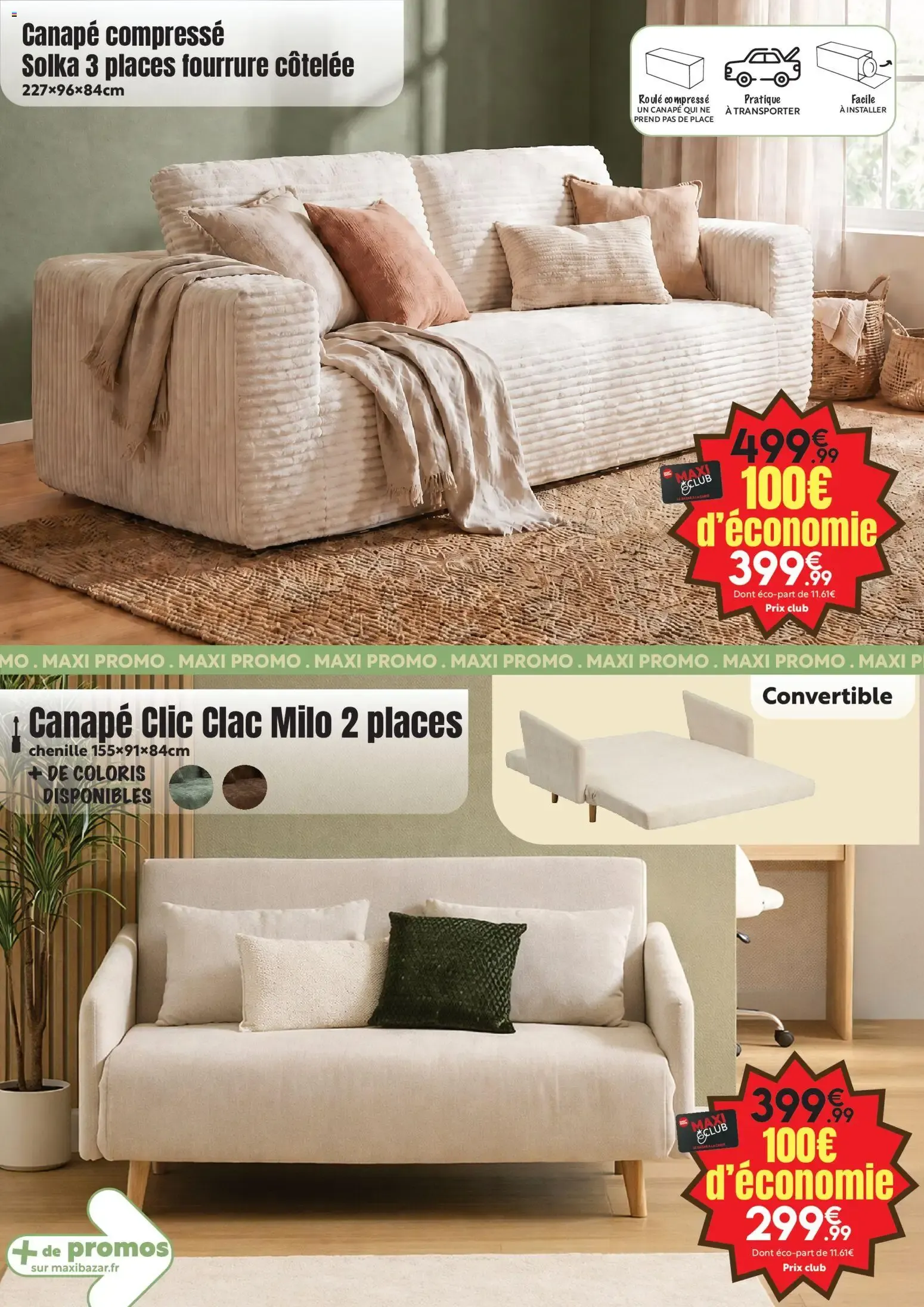Maxi Bazar - Meublez-vous de bonnes affaires du 31 août au 27 septembre 2026 - Catalogue page 8