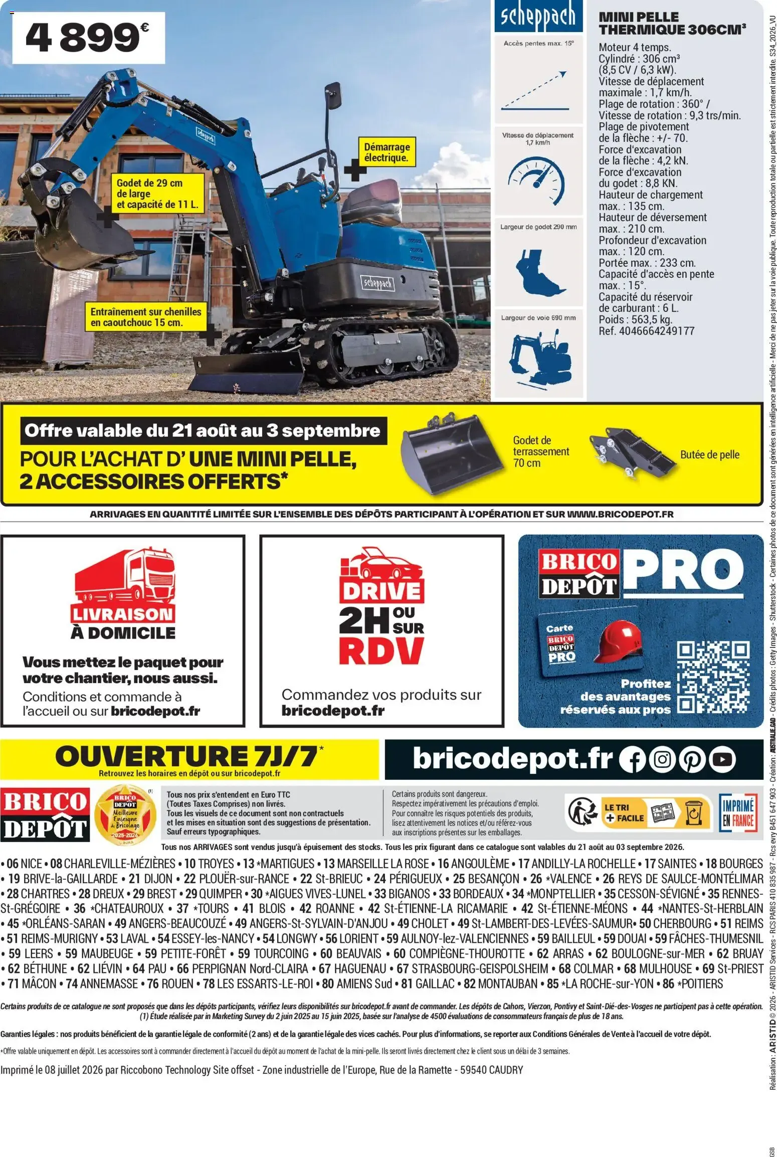 Brico Dépôt catalogue à partir du 21/08/2026 - promo en ligne du 21 août au 3 septembre 2026 - Catalogue page 12