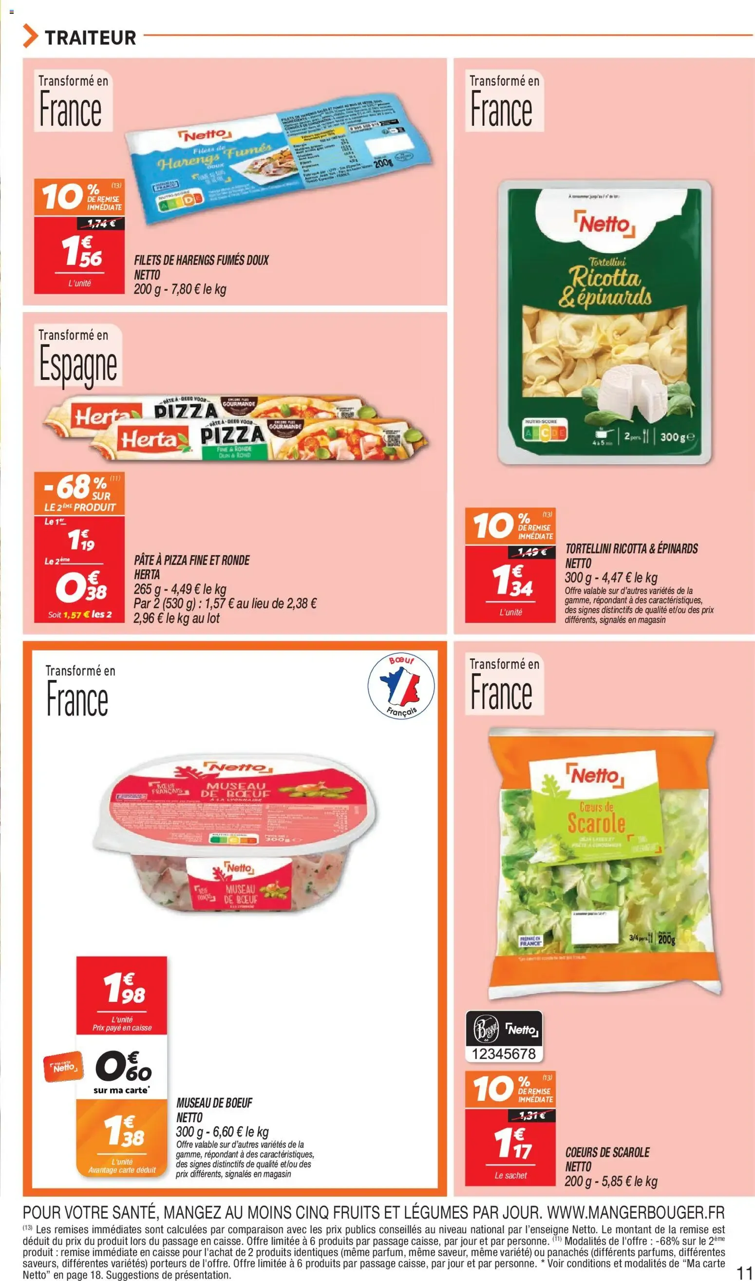 Netto: 100% Reembolso en todas las confiterías Netto du 20 octobre au 26 octobre 2026 - Catalogue page 11