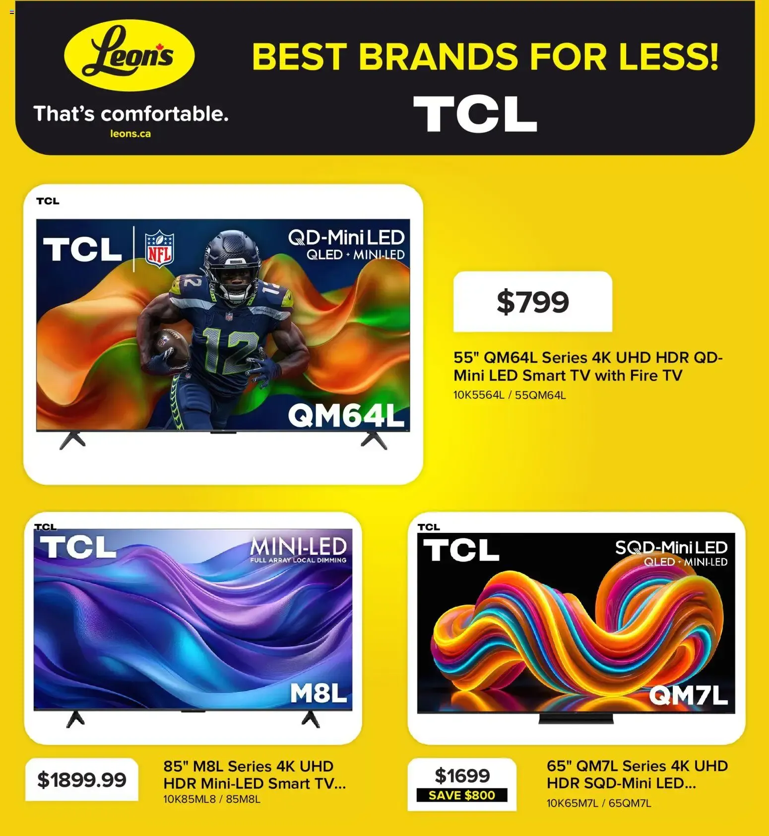 Leon's flyer - BBFL Electronics from Oct 1, 2026 > weekly specials & deals from October 1 to October 7 2026 - flyer page 9