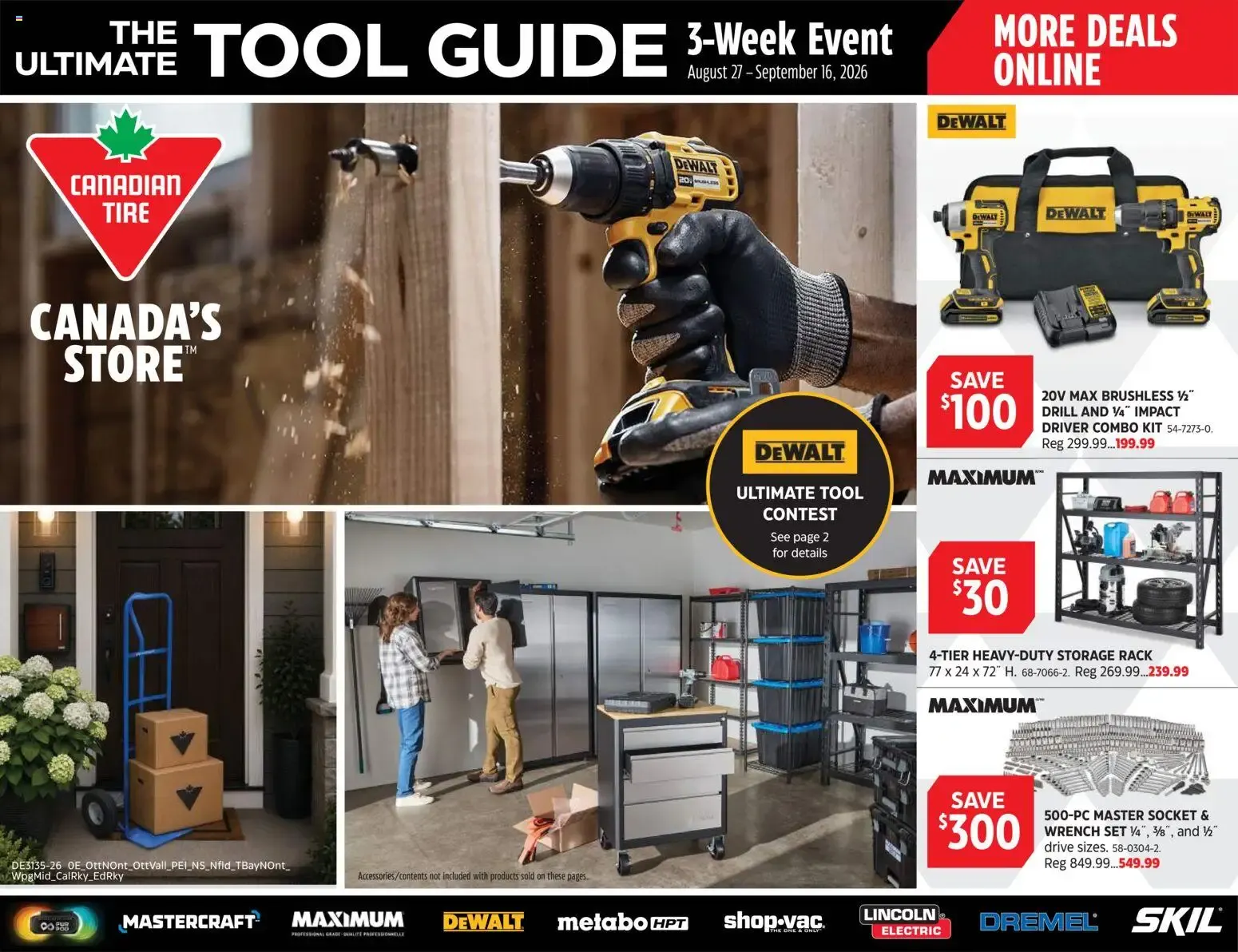 Canadian Tire flyer - The Ultimate Tool Guide from Aug 27, 2026 > weekly specials & deals from August 27 to September 16 2026 - flyer page 1