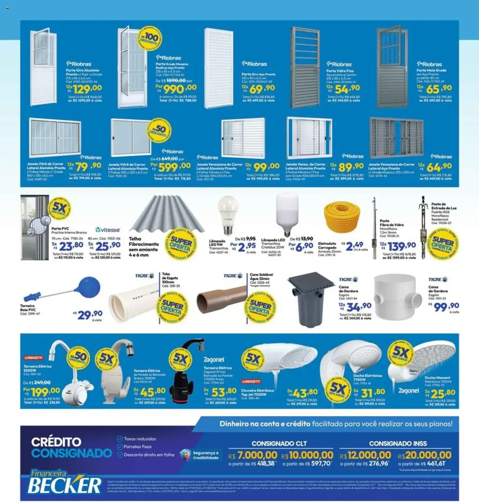 Encarte de Lojas Becker ofertas Agosto de 01/08/2026 | Promoções Online 1 de agosto até 31 de agosto 2026 - Pagina 9