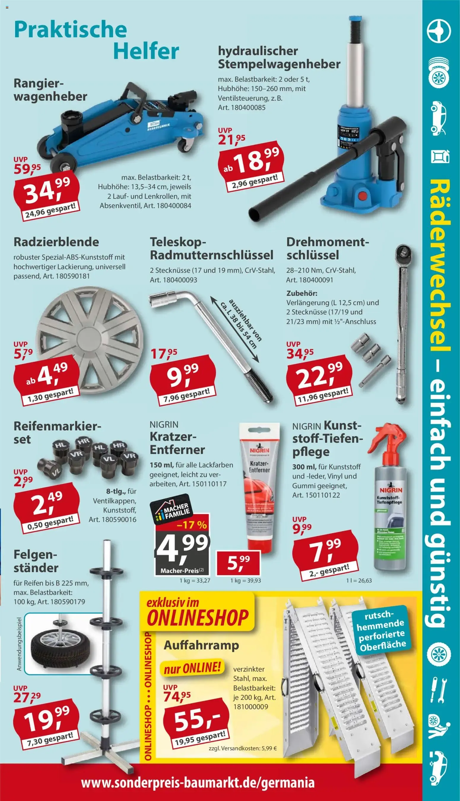 Sonderpreis Baumarkt Prospekt von 26. September bis 2. Oktober 2026 - Prospekt seite 9