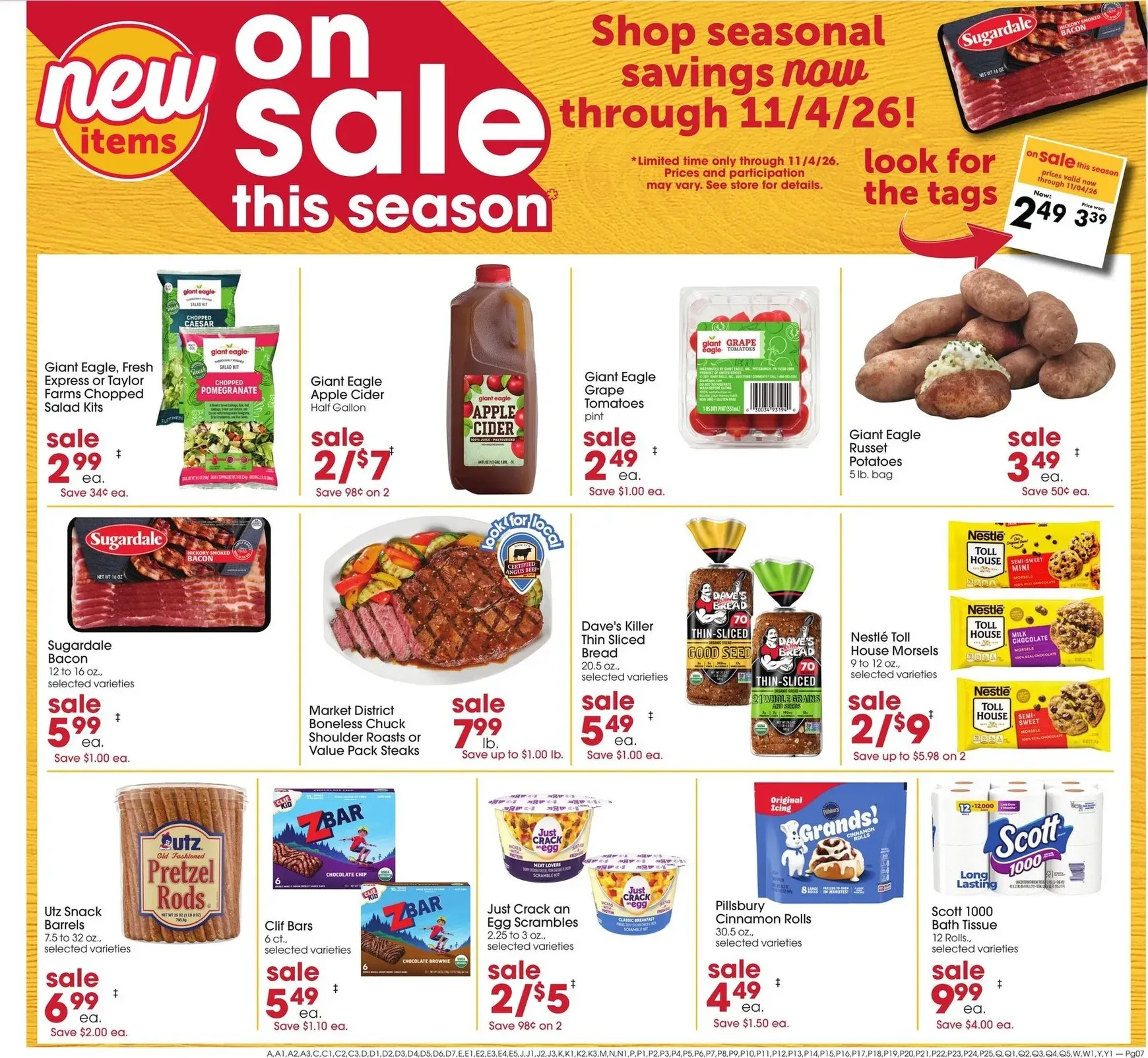 Weekly ad Current Giant Eagle leaflet valid from Thursday 10/01/2026 to Wednesday 10/07/2026 from October 1 to October 7 2026 - Page 3