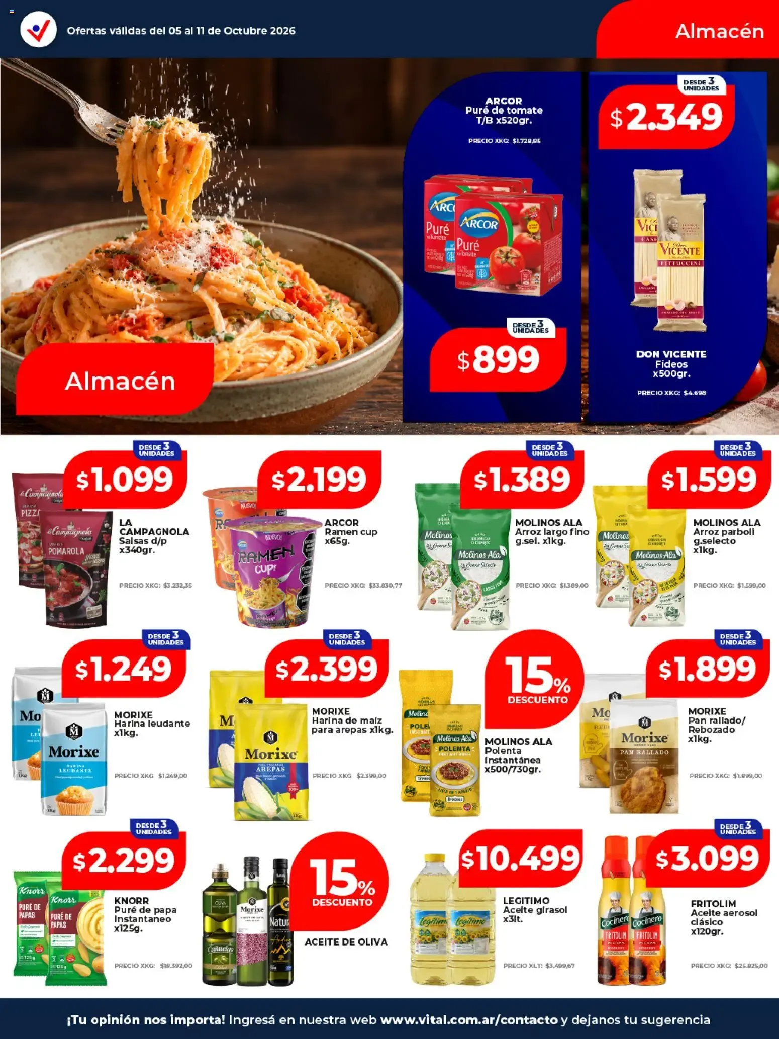 Ofertas de Vital - Ofertas || del 05/10/2026 - 11/10/2026 || Catálogo 5 de octubre al 11 de octubre 2026 - Página 16 del catálogo
