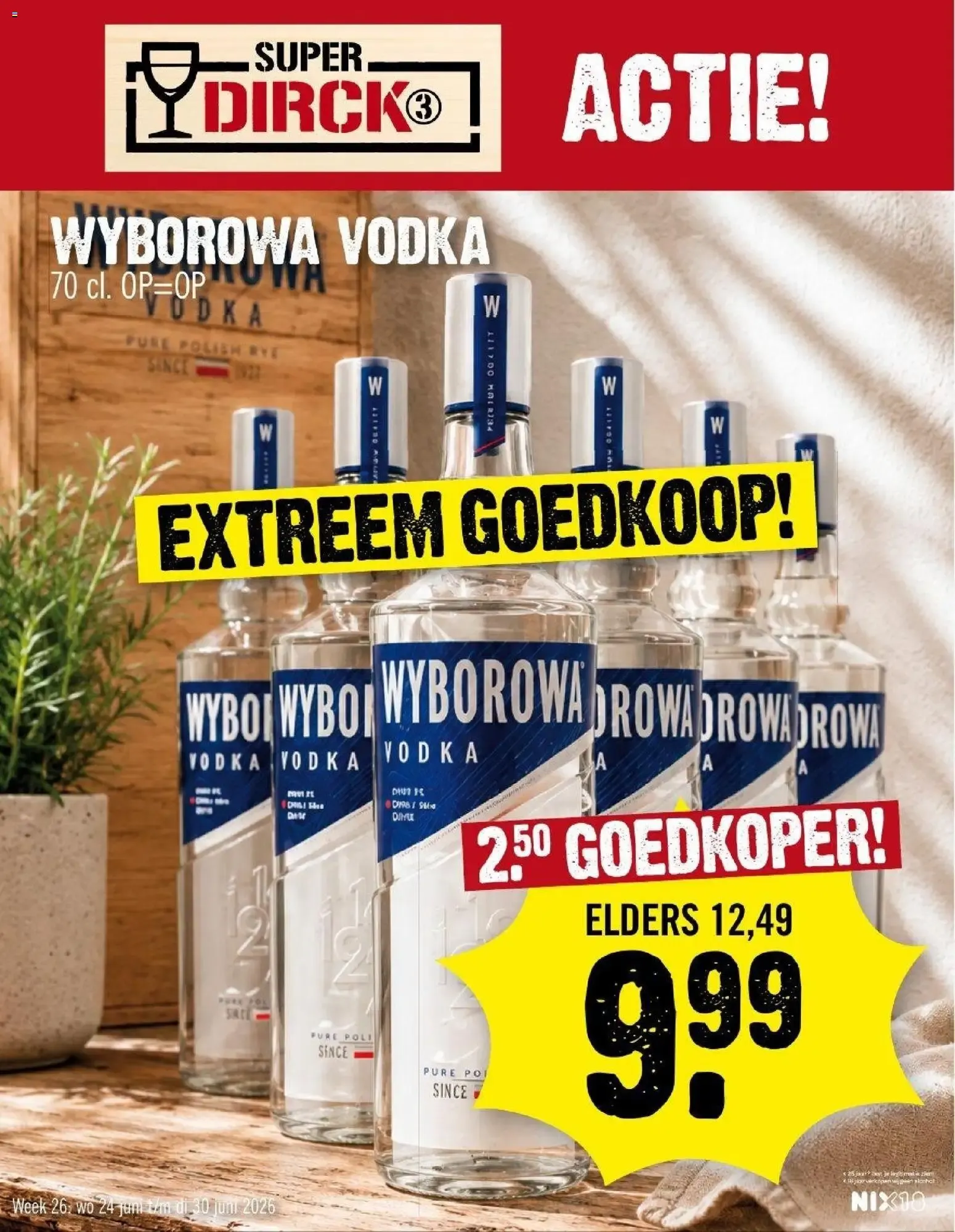 Dirck: Oferta de Vodka Wyborowa