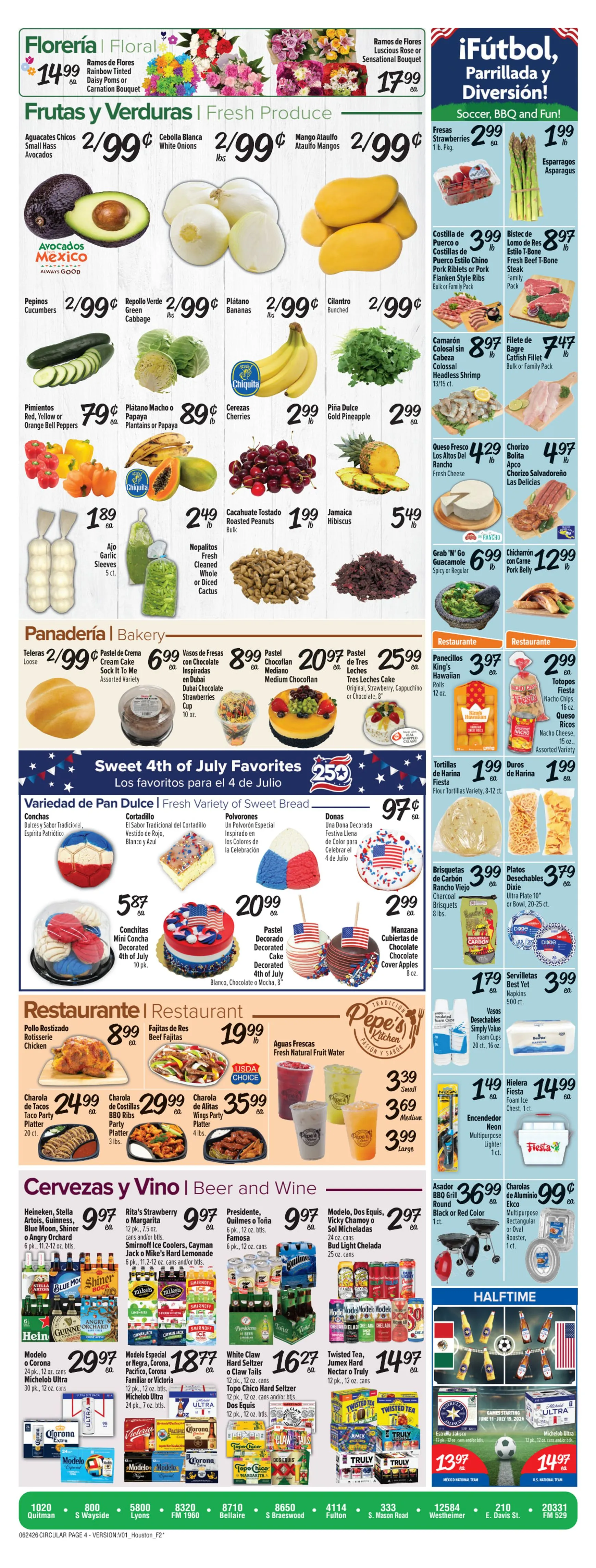 Weekly ad Current Fiesta Mart leaflet valid from Wednesday 06/24/2026 to Tuesday 06/30/2026 from June 24 to June 30 2026 - Page 4