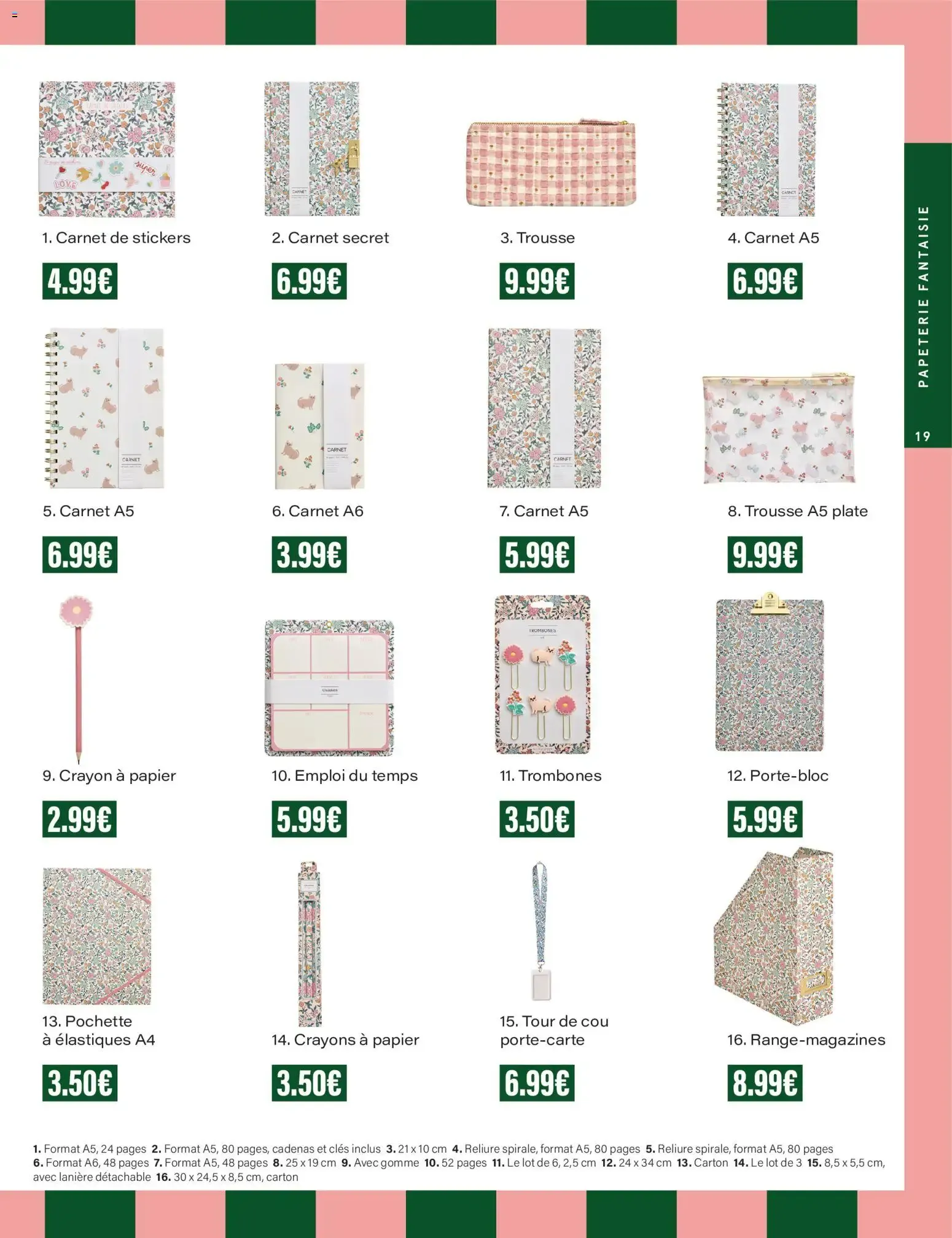 Monoprix - Ofertas en material escolar du 4 août au 6 septembre 2026 - Catalogue page 19