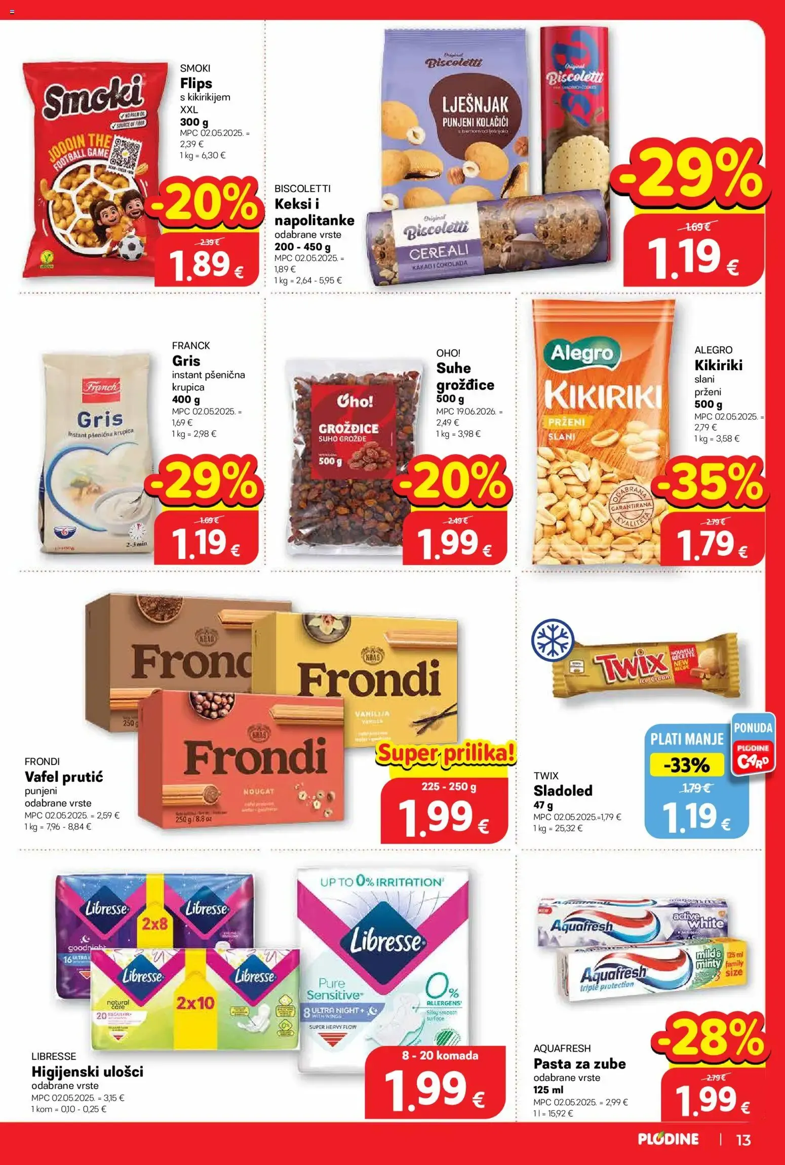 Katalog Plodine Katalog novi od 07.10.2026 na listanje > letak digitalni od 7. listopada do 13. listopada 2026. - Pregled Stranica 13