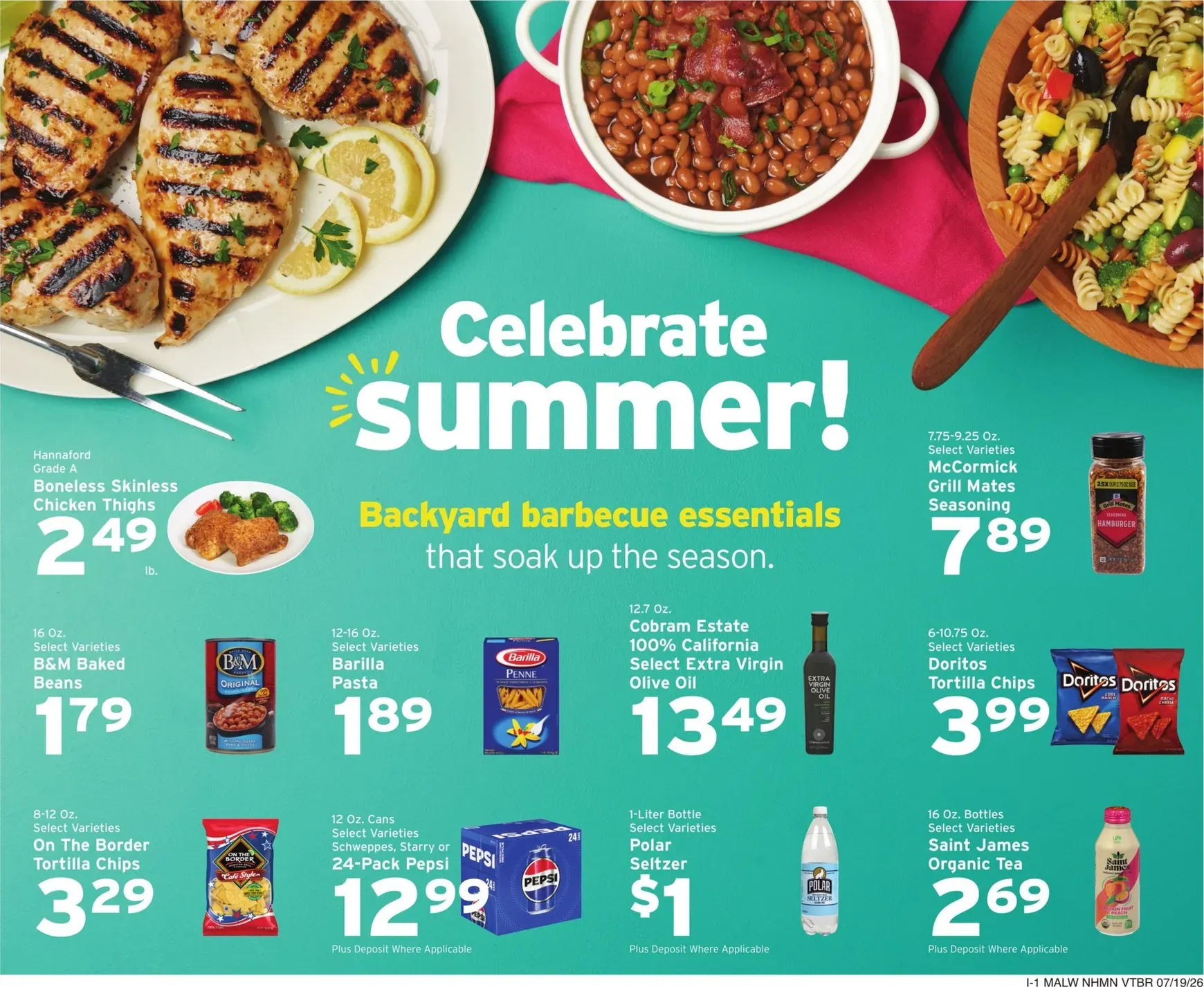 Weekly ad Current Hannaford leaflet valid from Sunday 07/19/2026 to Saturday 07/25/2026 from July 19 to July 25 2026 - Page 9