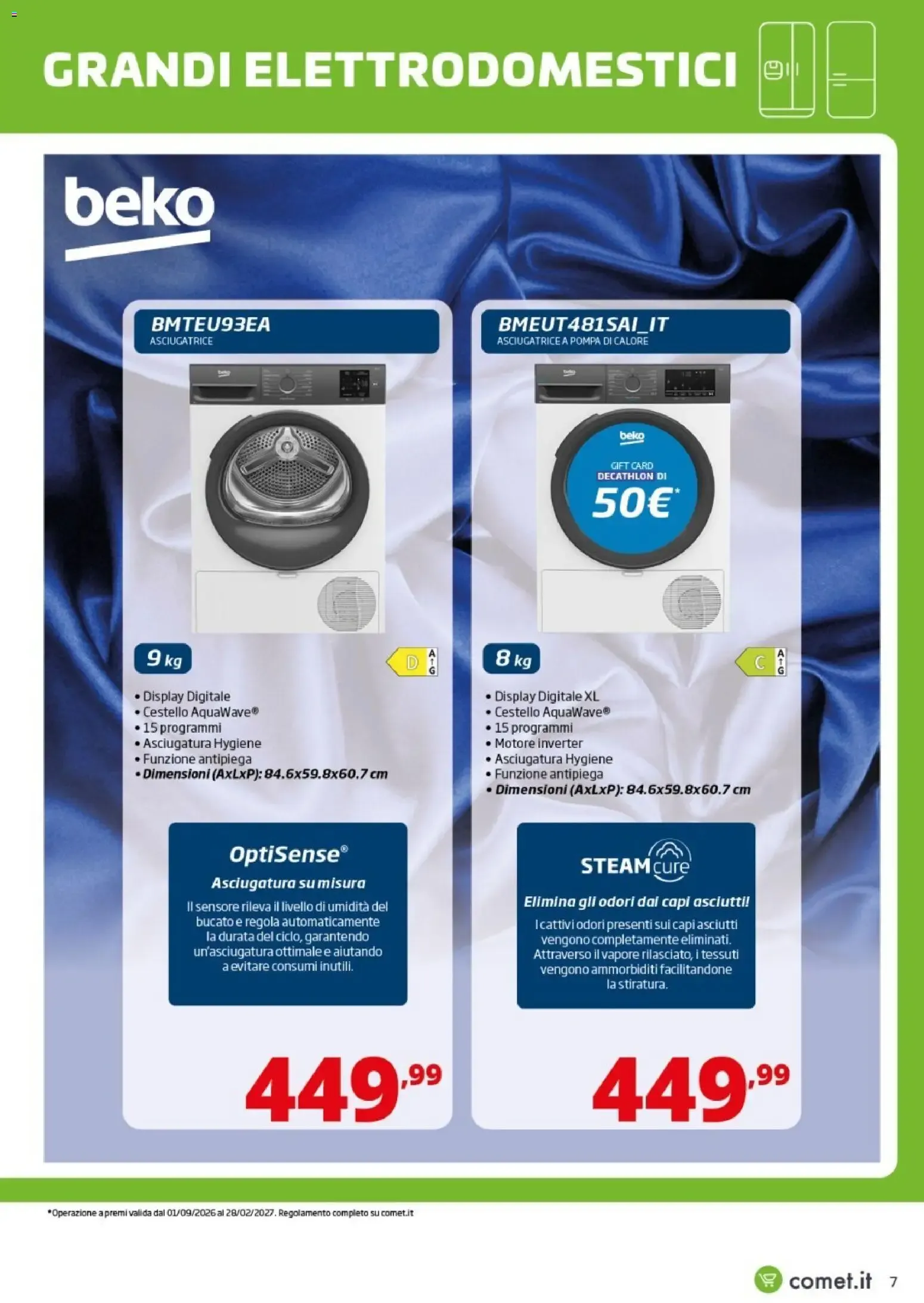 Nuovo Comet volantino Whirlpool, Beko, Hotpoint e Indesit dal 13/10/2026 > offerte anteprima 🛍️ da 13 ottobre a 21 ottobre di 2026 - Pagina del volantino 7