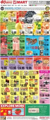 Weekly ad Hmart weekly ad week 40 from October 1 to October 7 2026 - Page 1