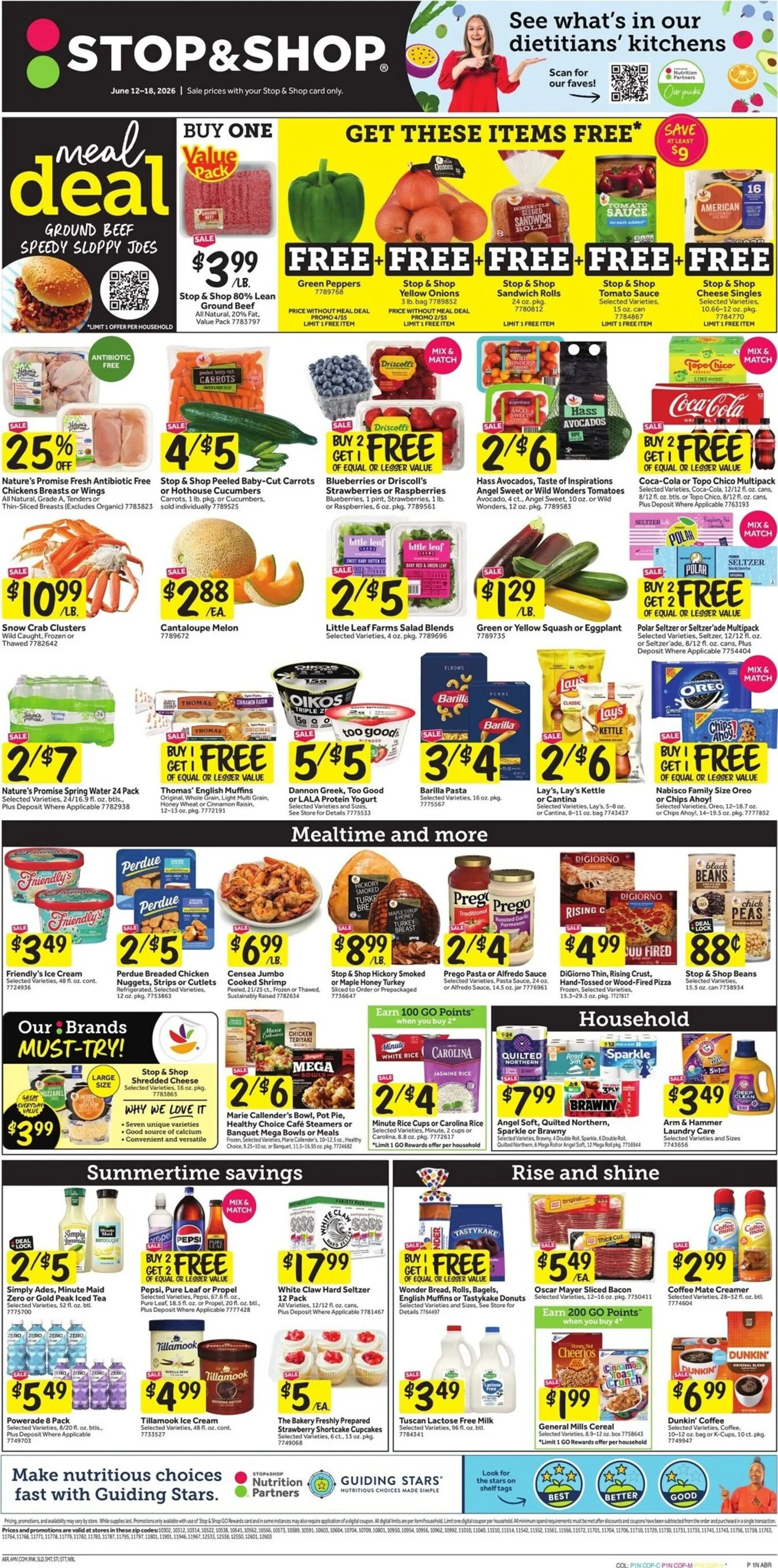 Weekly ad Current Stop and Shop leaflet valid from Friday 06/12/2026 to Thursday 06/18/2026 from June 12 to June 18 2026 - Page 1
