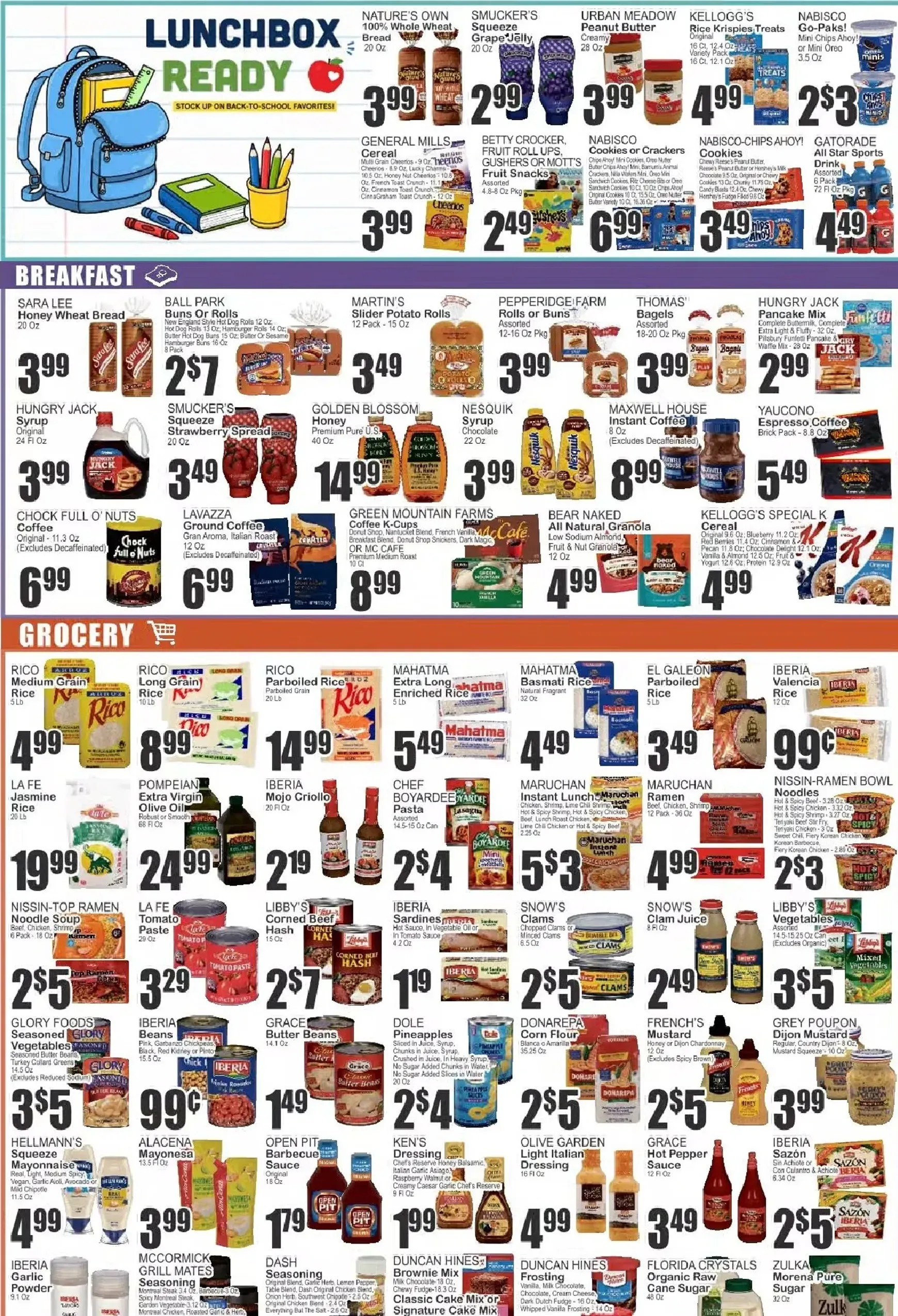 Weekly promotion Key Food - Great Savings All Year Round spanning from August 21 to August 27 2026 - Page 3 for Catalogue 365