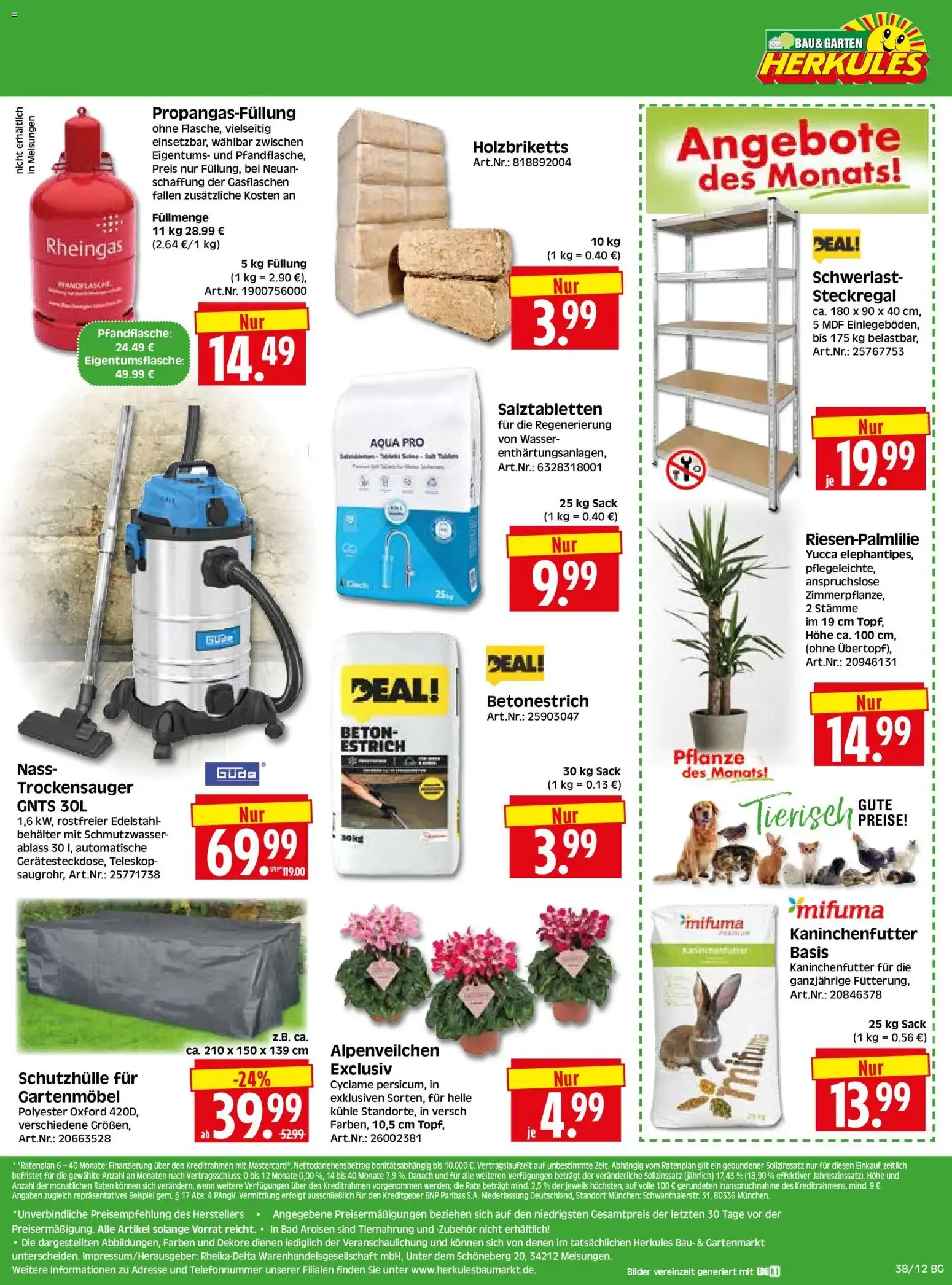 HERKULES Bau & Garten (ab 14.09.2026) zum Blättern von 14. September bis 19. September 2026 - Prospekt seite 12