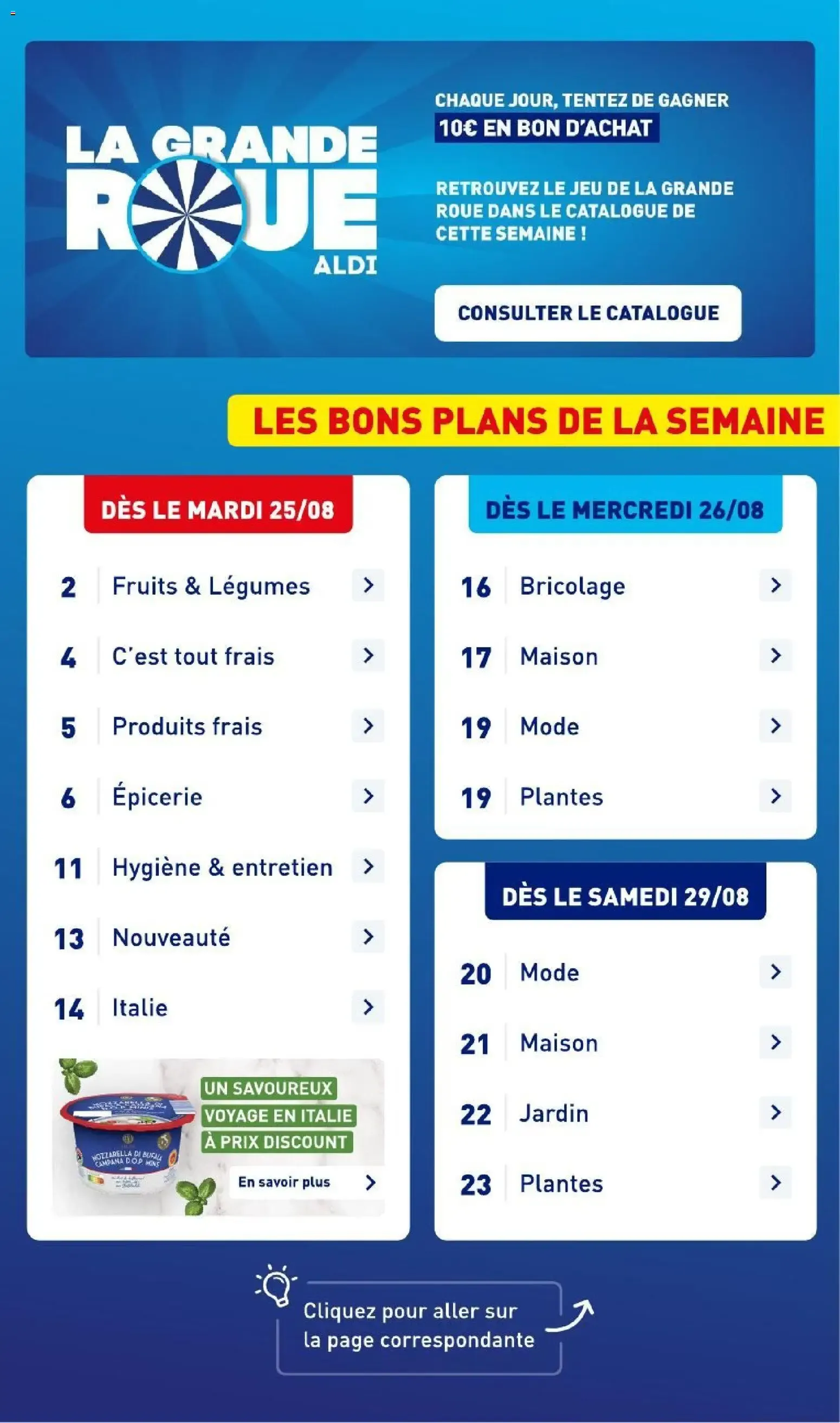Un savoureux voyage en Italie à prix discount du 25 août au 31 août 2026 - Catalogue page 3