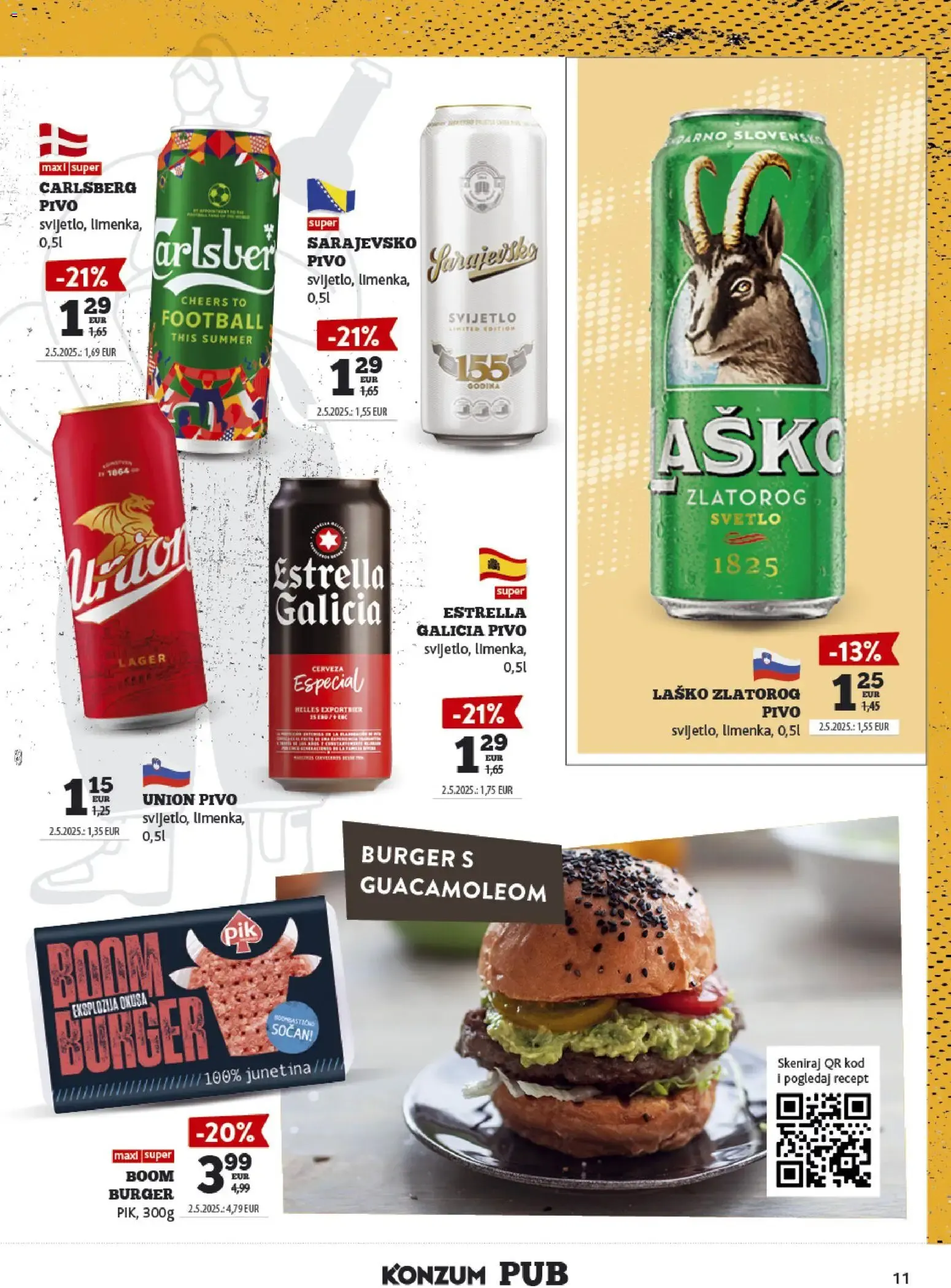Katalog Konzum Pub: Oferta de Cervezas od 14. rujna do 27. rujna 2026. - Pregled Stranica 11