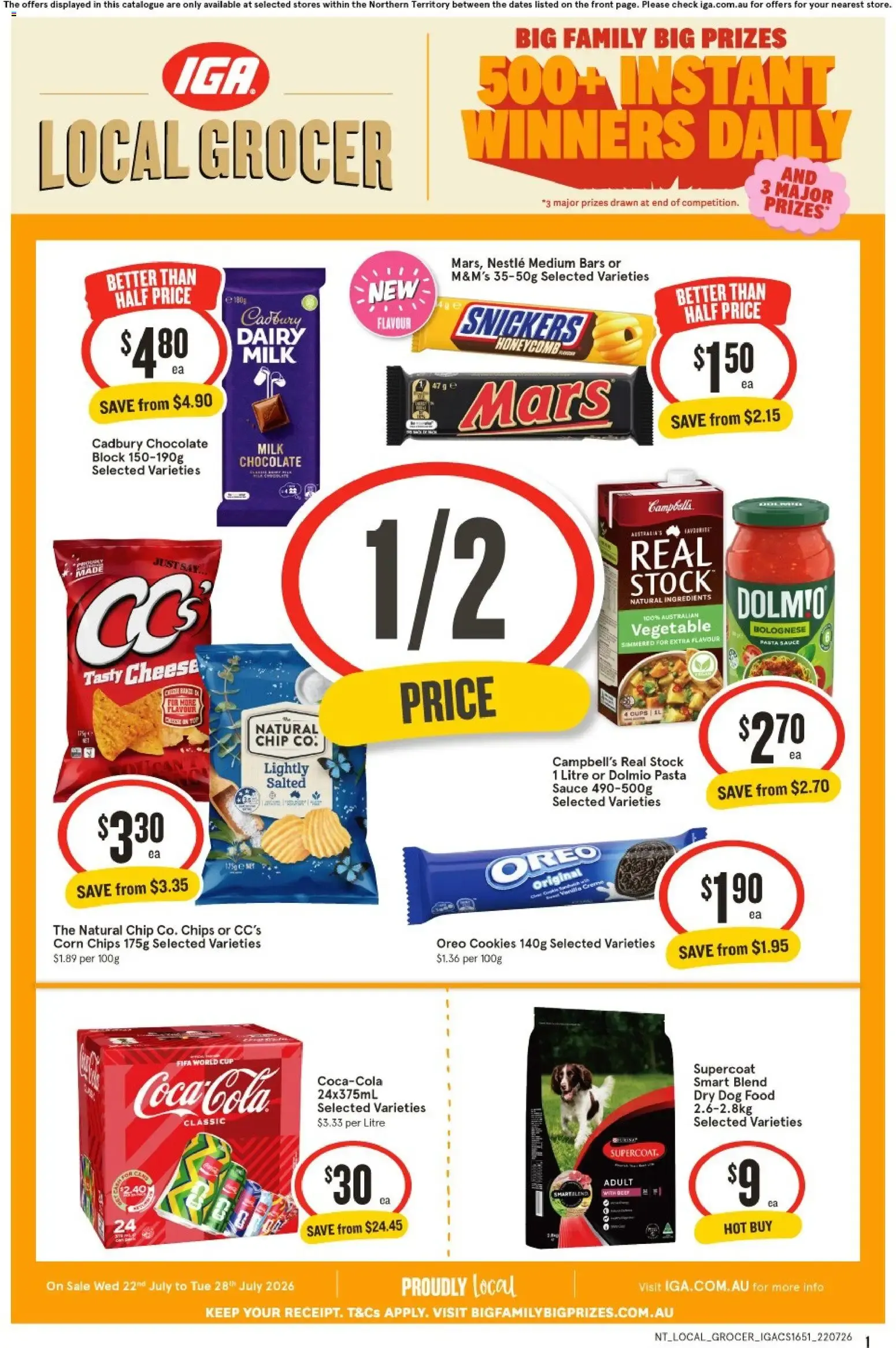 IGA catalogue valid from 22/07/2026 > Online Australia - Catalogue valid from 22 July to 28 July 2026 - page 1