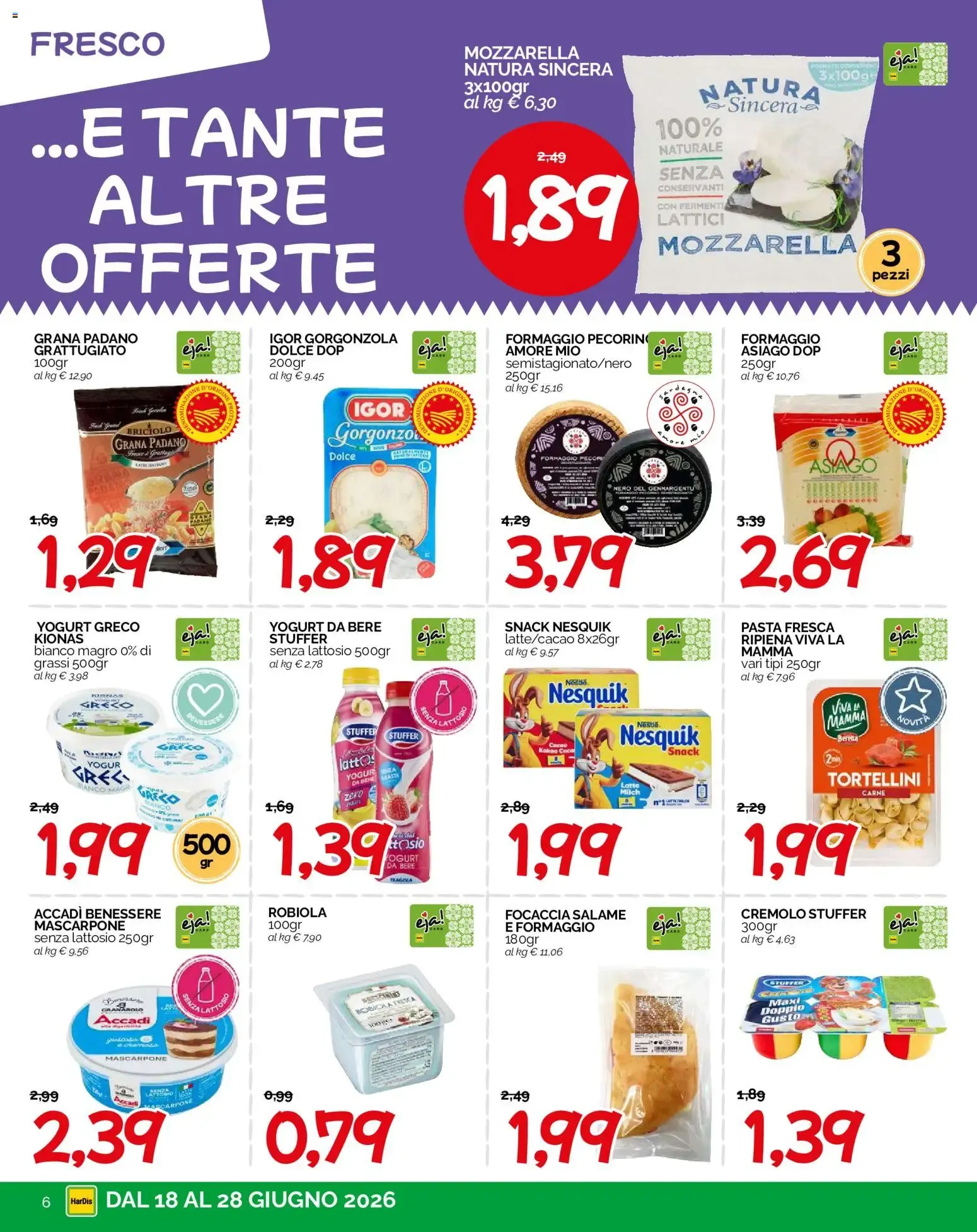 HarDis volantino dal 18/06/2026 - online Offerte da 18 giugno a 28 giugno di 2026 - Pagina del volantino 6