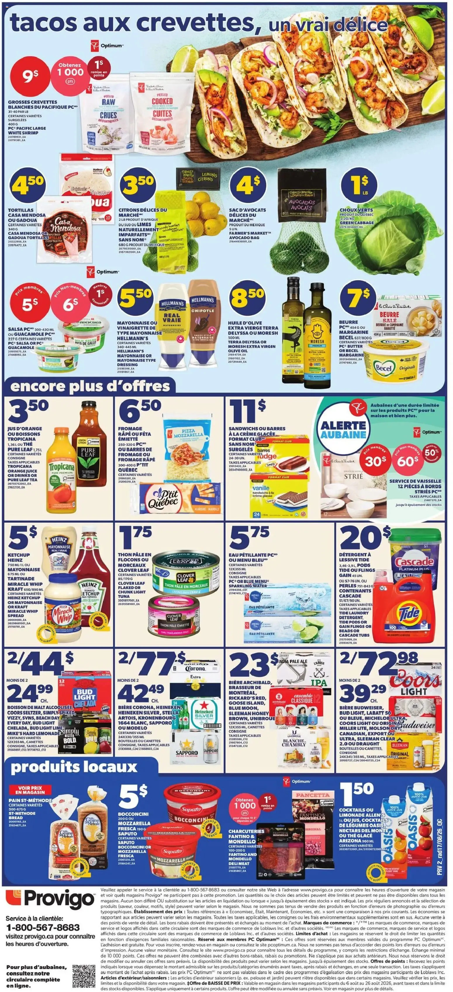 Provigo weekly flyer / circulaire from Aug 20, 2026 > weekly specials & deals from August 20 to August 26 2026 - flyer page 2