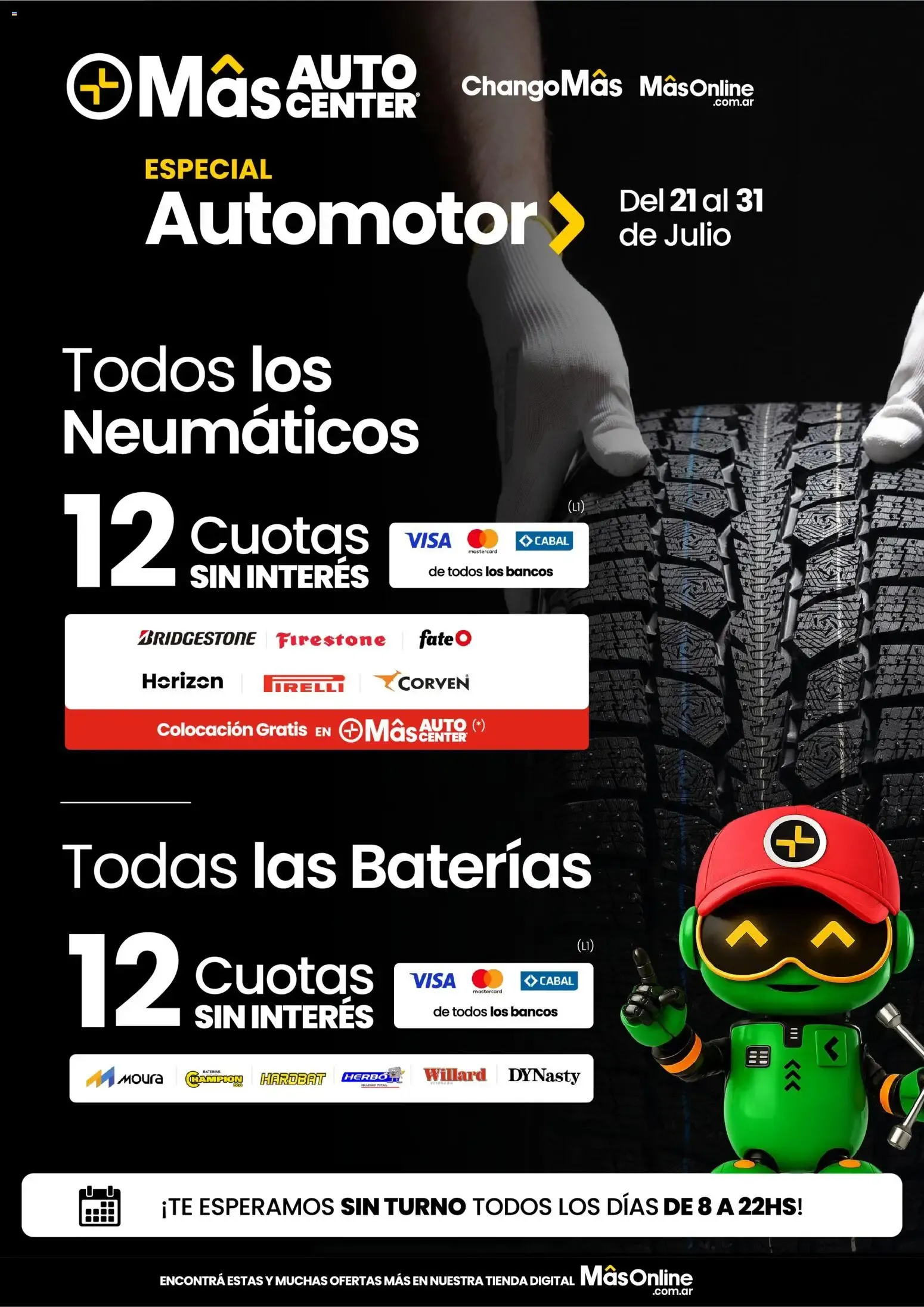 Ofertas de Changomas Auto || del 21/07/2026 - 31/07/2026 || Catálogo 21 de julio al 31 de julio 2026 - Página 1 del catálogo