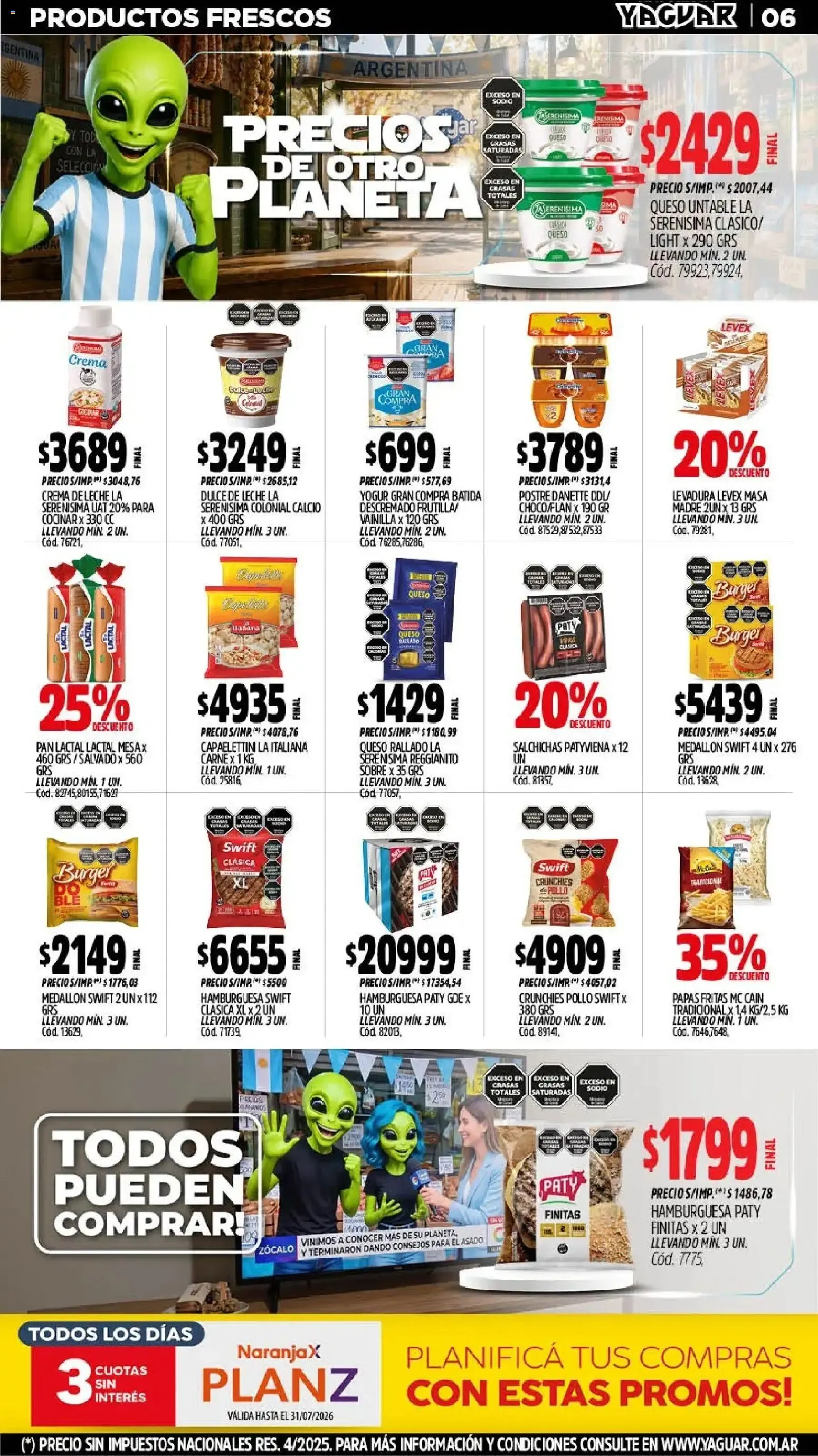 Ofertas de Yaguar - Oferta Semanal San Juan del 06/07/2026 - 11/07/2026 6 de julio al 11 de julio 2026 - Página 8 del catálogo