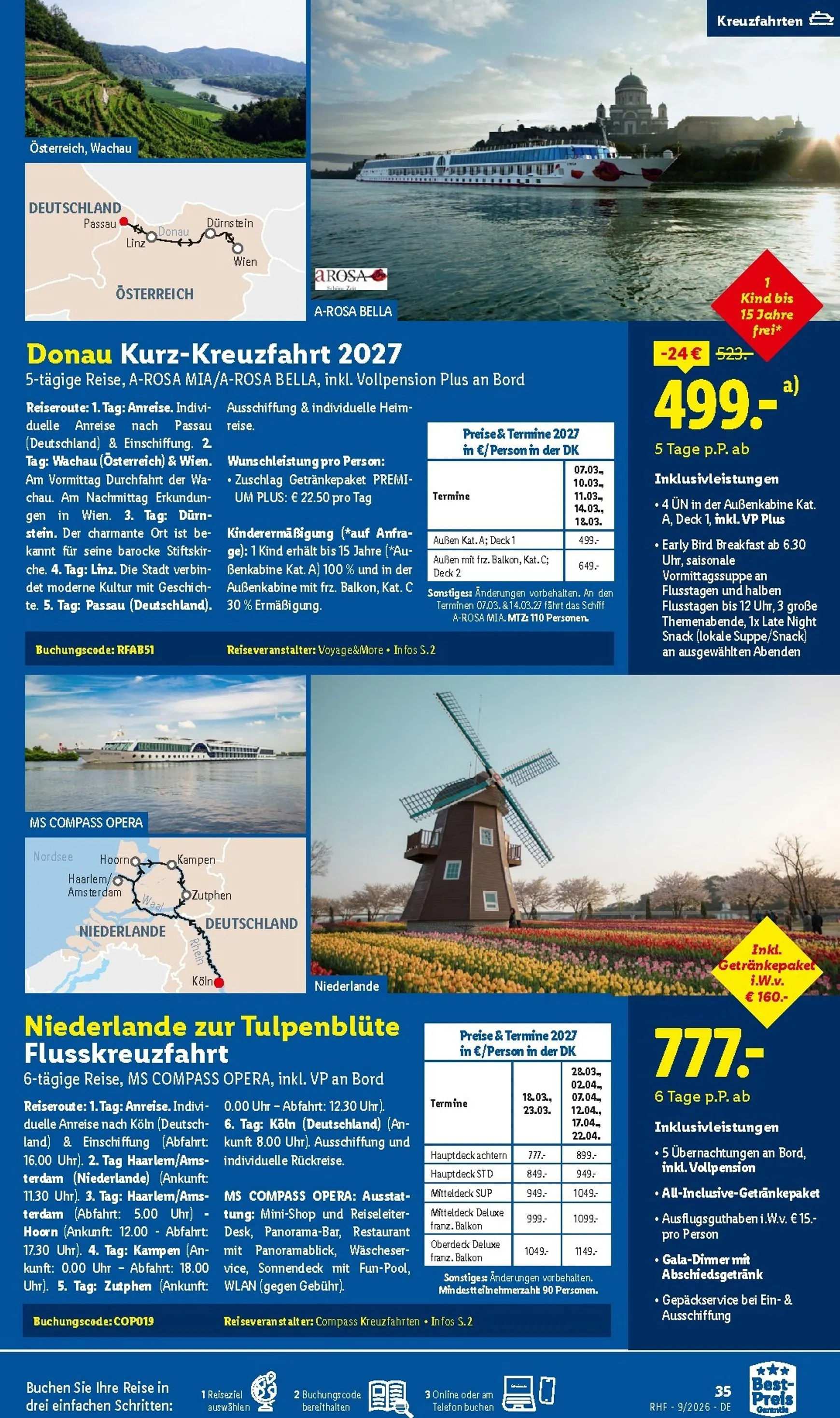 Jetzt den Sommer verlängern von 29. August bis 30. September 2026 - Prospekt seite 35