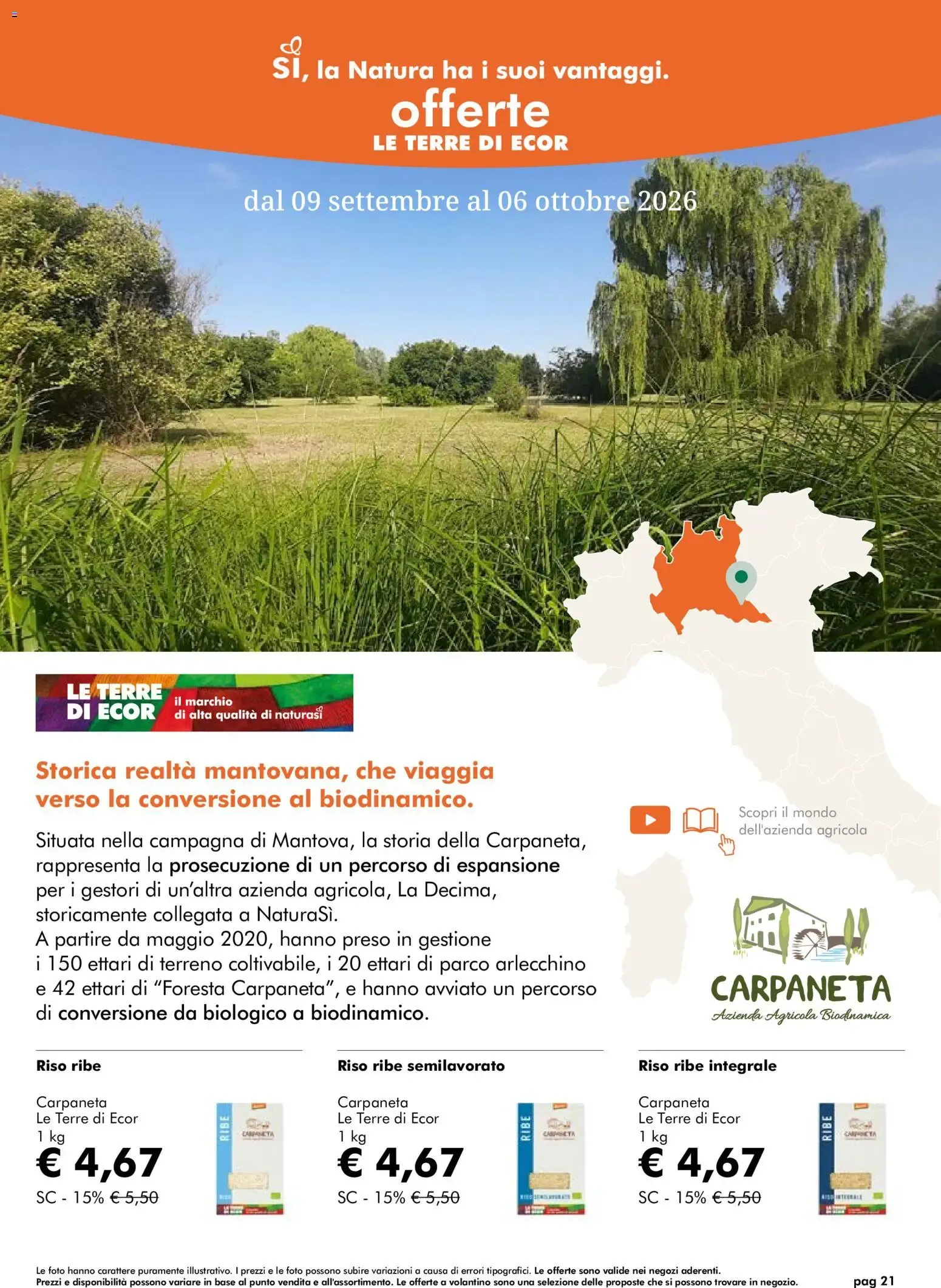 Nuovo Natura Sì volantino dal 09/09/2026 > offerte anteprima 🛍️ da 9 settembre a 6 ottobre di 2026 - Pagina del volantino 20