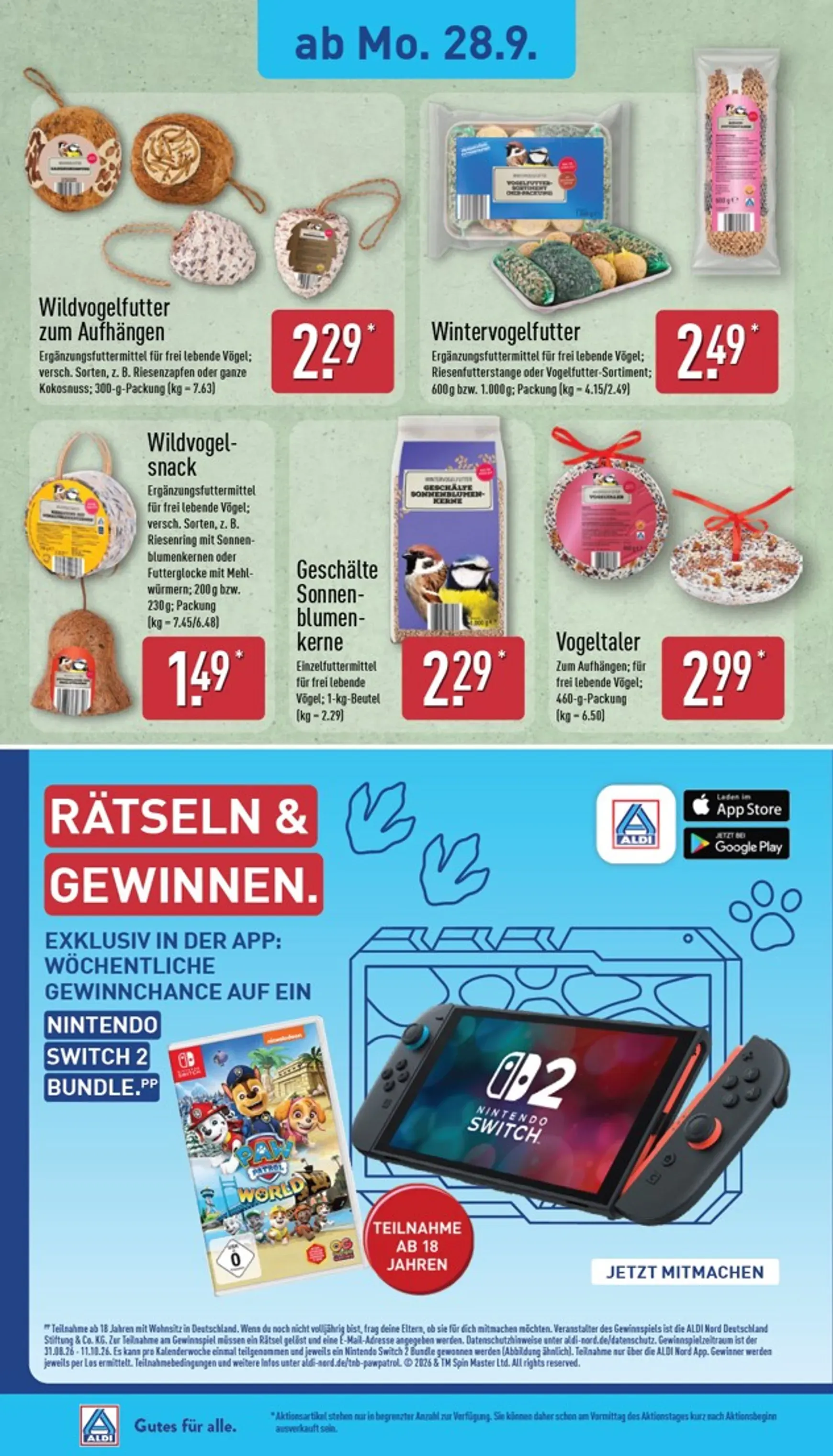 ALDI: XXL Zum Aldi Preis von 28. September bis 2. Oktober 2026 - Prospekt seite 20