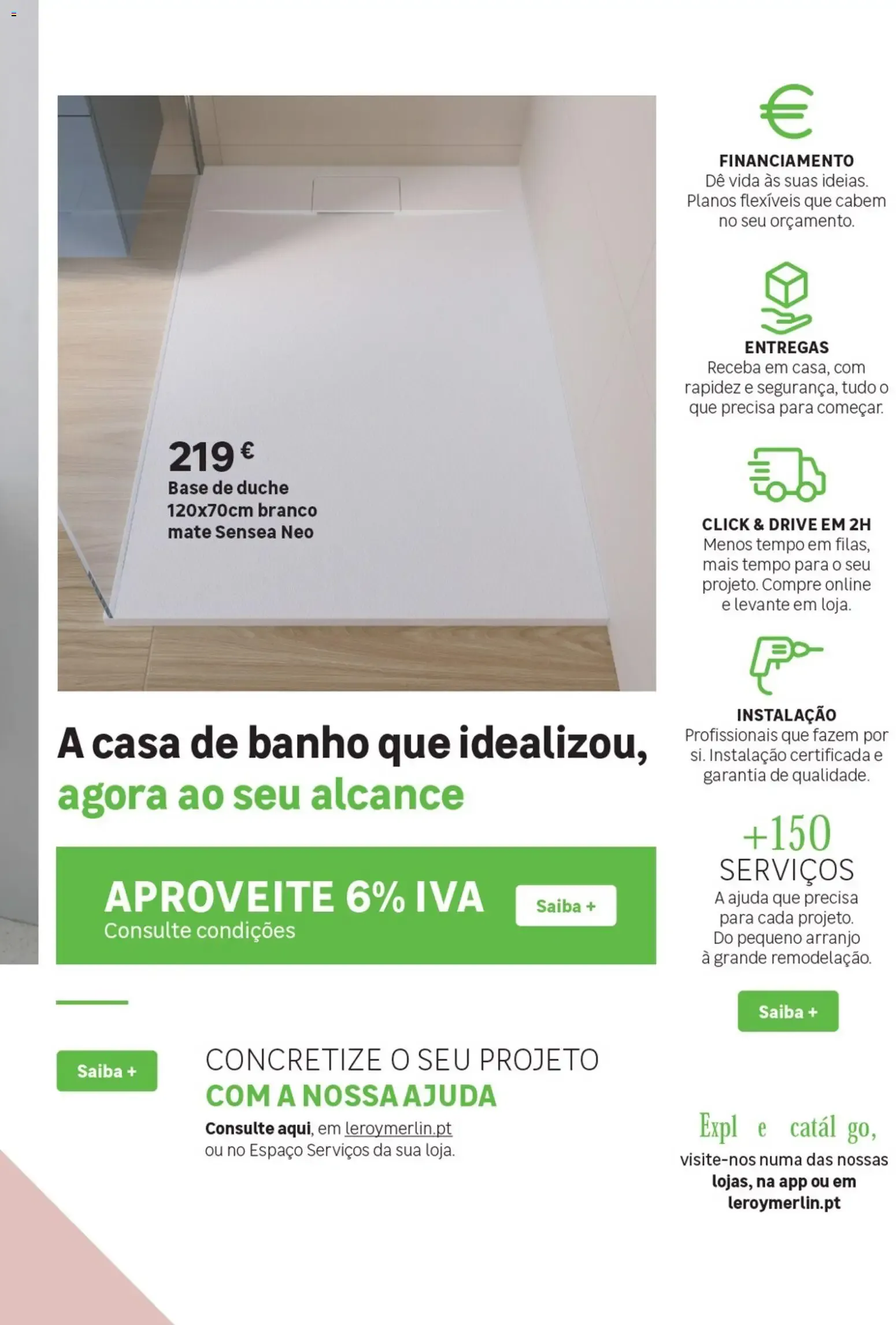 Folheto Leroy Merlin Catálogo Casas de Banho » de 28/05/2026 - 28/07/2026 de 28 de maio até 28 de julho 2026 - Pagina 5