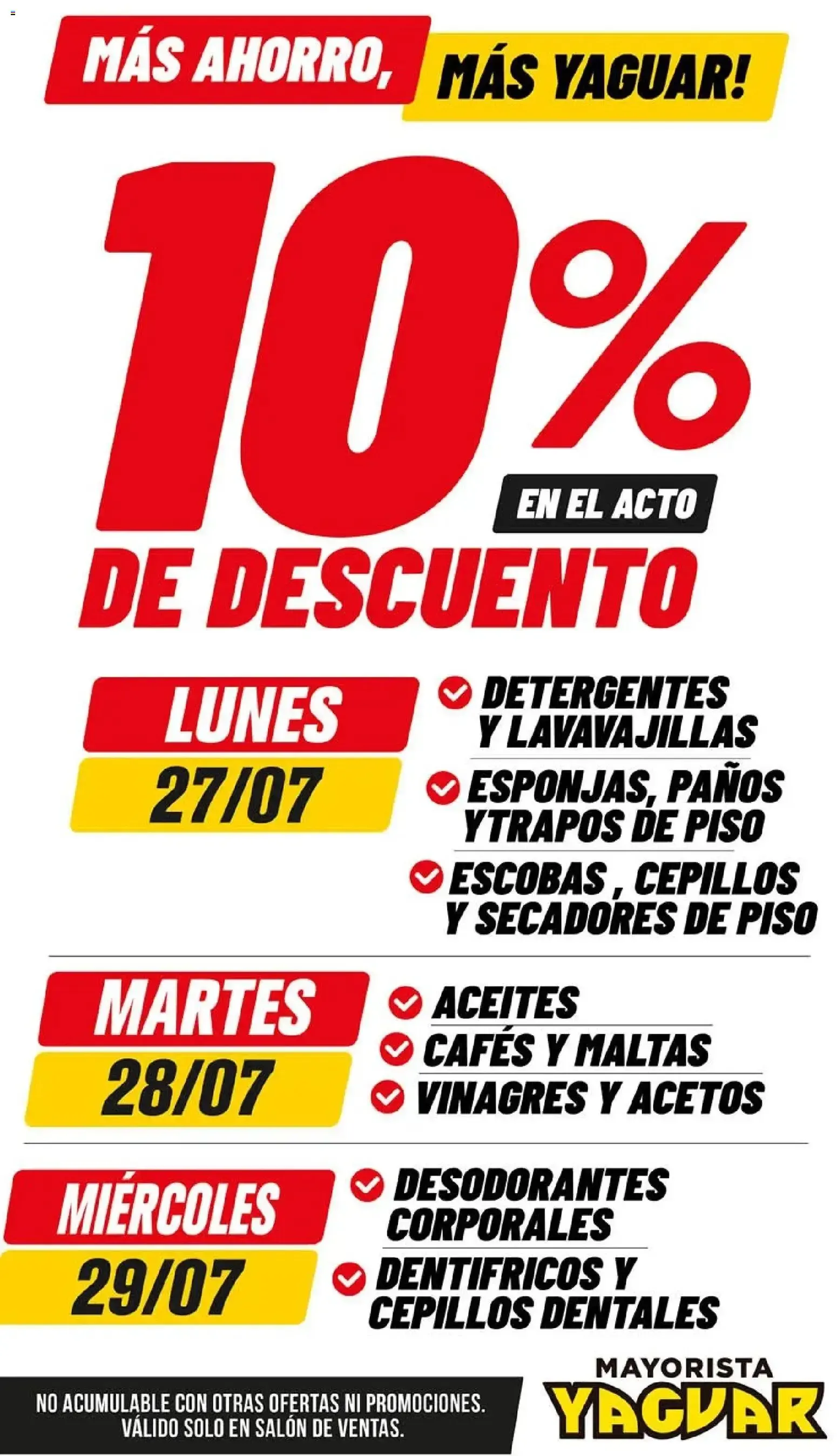 Ofertas de Mayorista Yaguar - Precios Bajo Cero 27 de julio al 2 de agosto 2026 - Página 3 del catálogo
