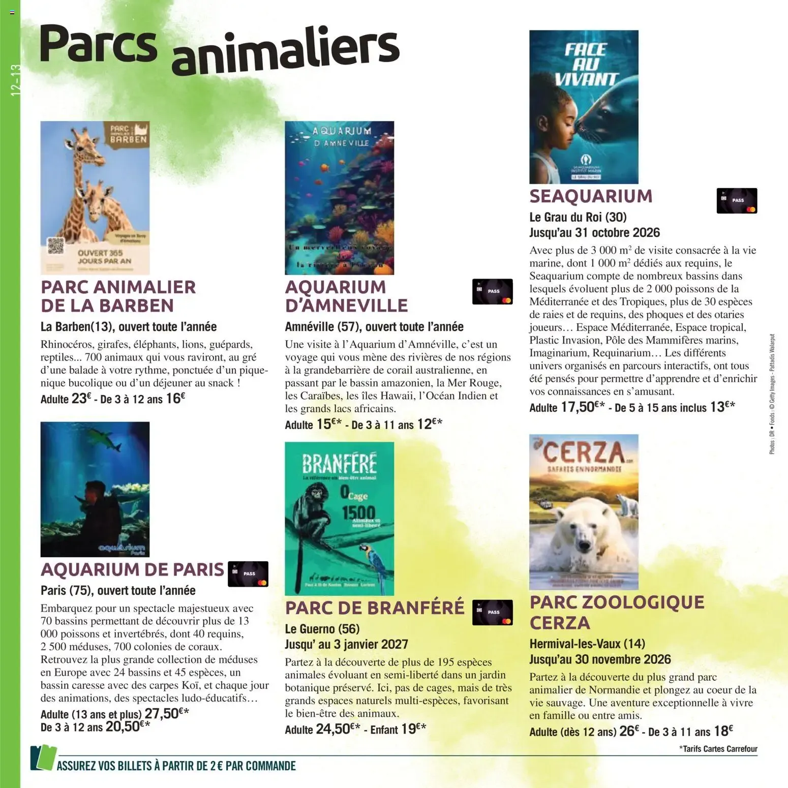 Carrefour spectacles LE BOOK DE VOS SORTIES du 1 avril au 30 septembre 2026 - Catalogue page 12