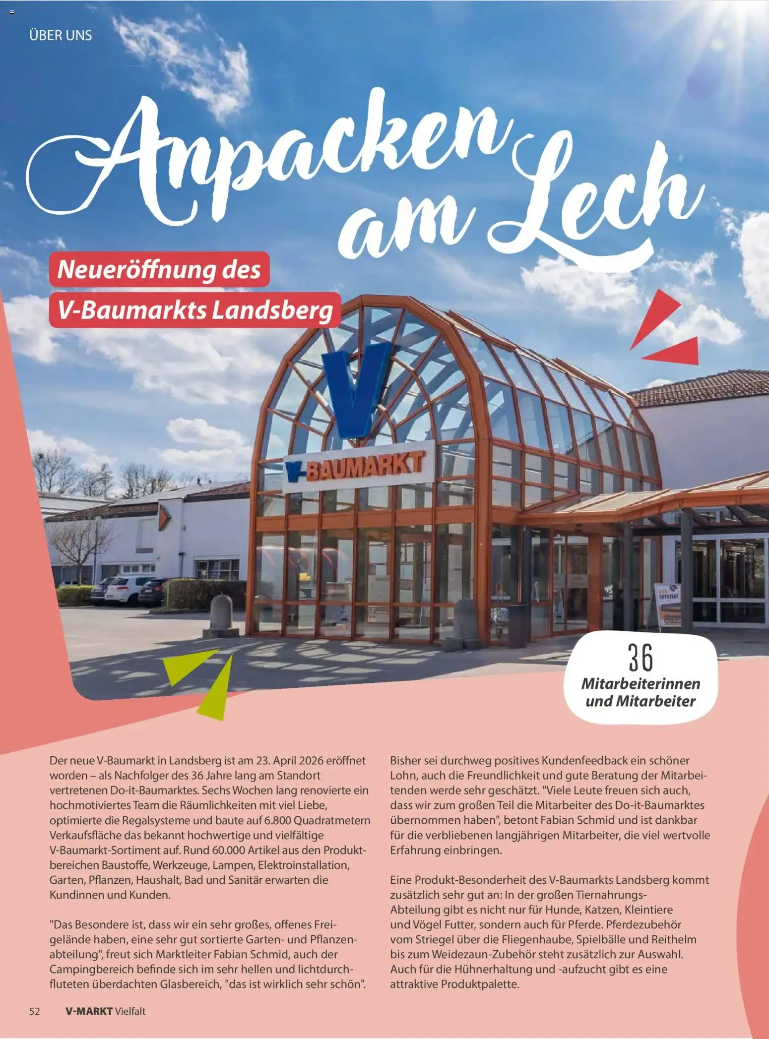 V-MARKT Vielfalt von 1. Juli bis 31. August 2026 - Prospekt seite 52
