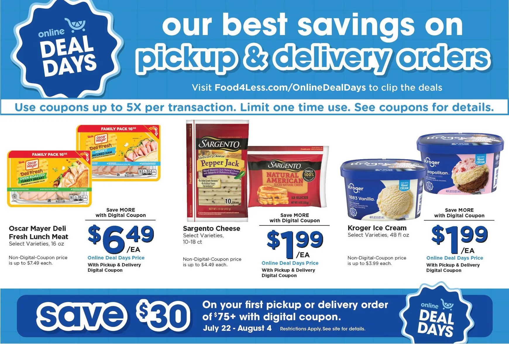 Weekly ad Food 4 Less - Back to Weeknight Cooking from July 29 to August 4 2026 - Page 4