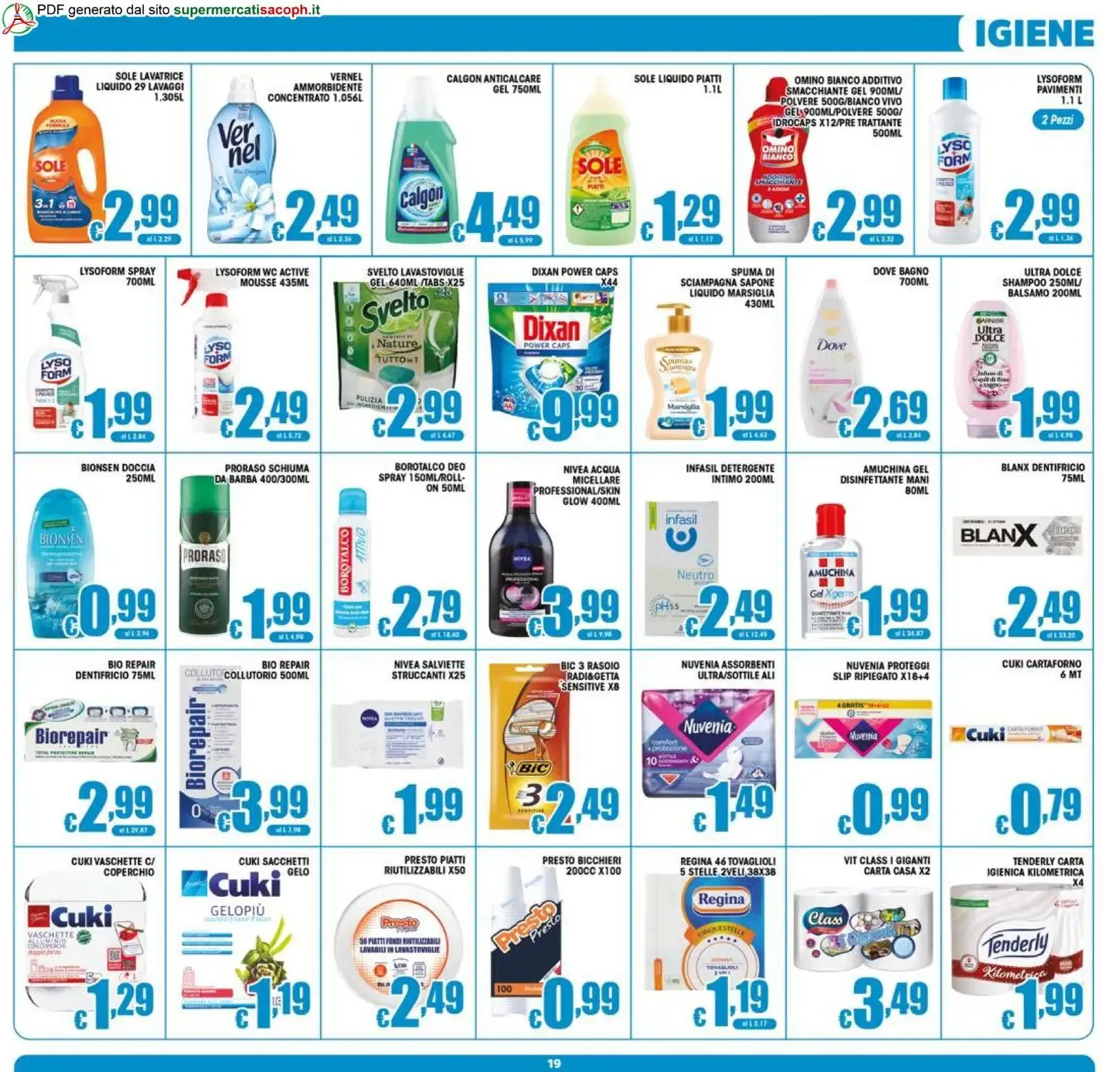 Sacoph - Offerte Super da 23 settembre a 1 ottobre di 2026 - Pagina del volantino 19