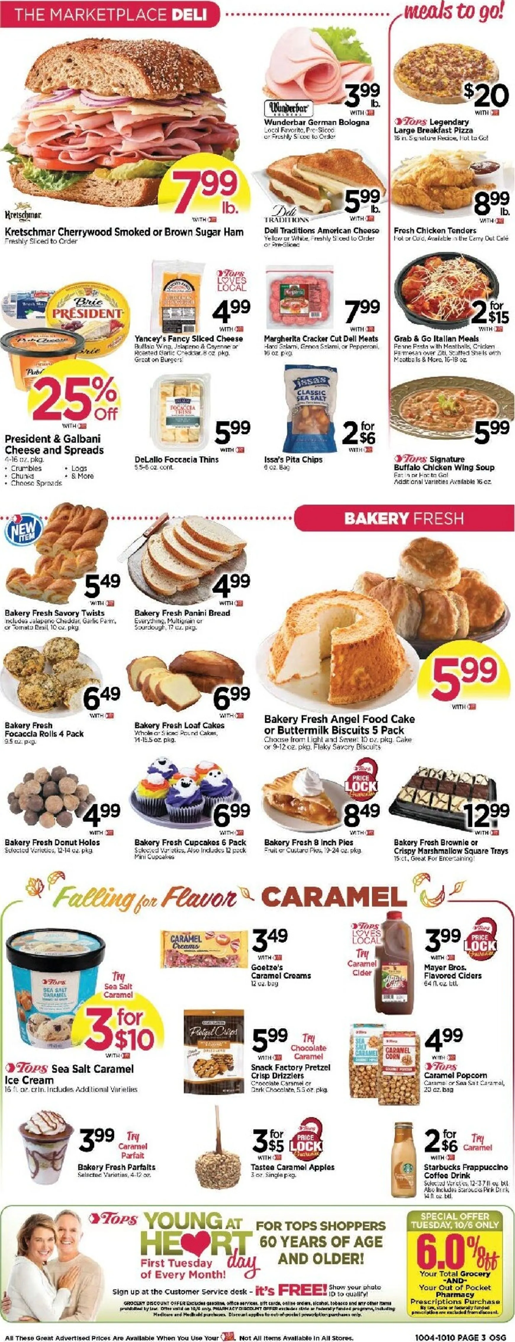Weekly ad Current Tops Markets leaflet valid from Sunday 10/04/2026 to Saturday 10/10/2026 from October 4 to October 10 2026 - Page 5