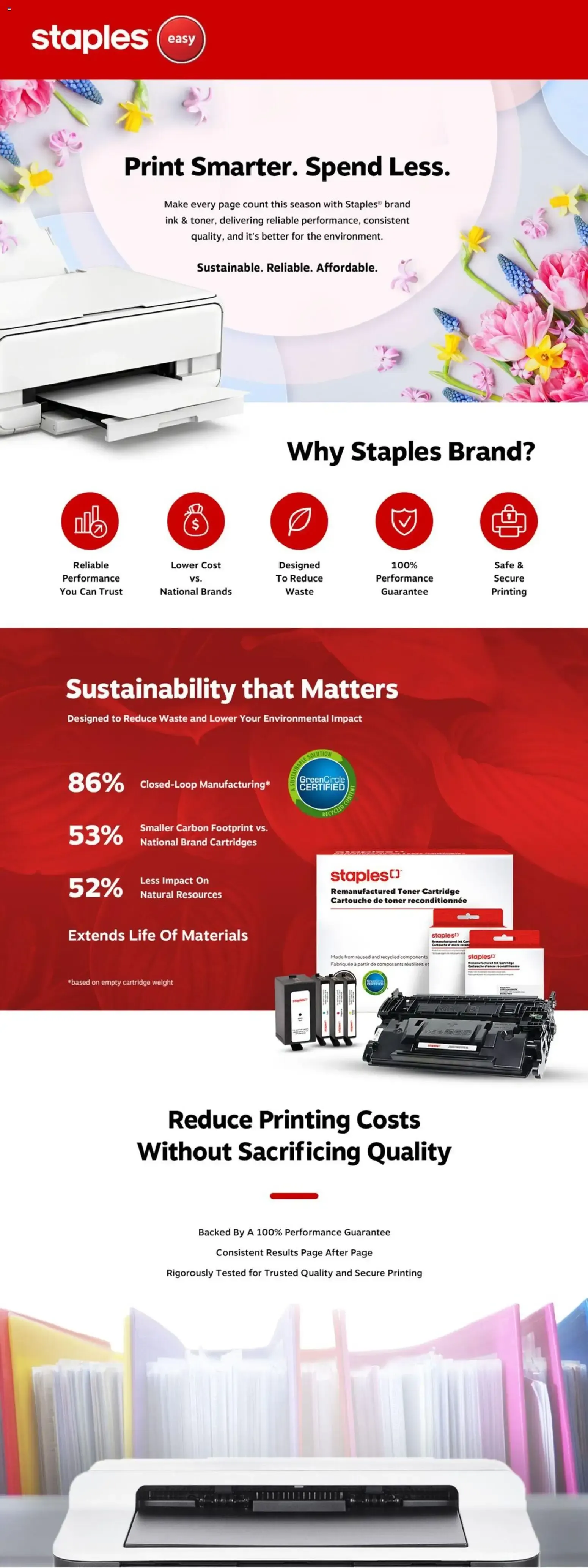 Staples easy 3 days to save. from June 26 to June 28 2026 - flyer page 20