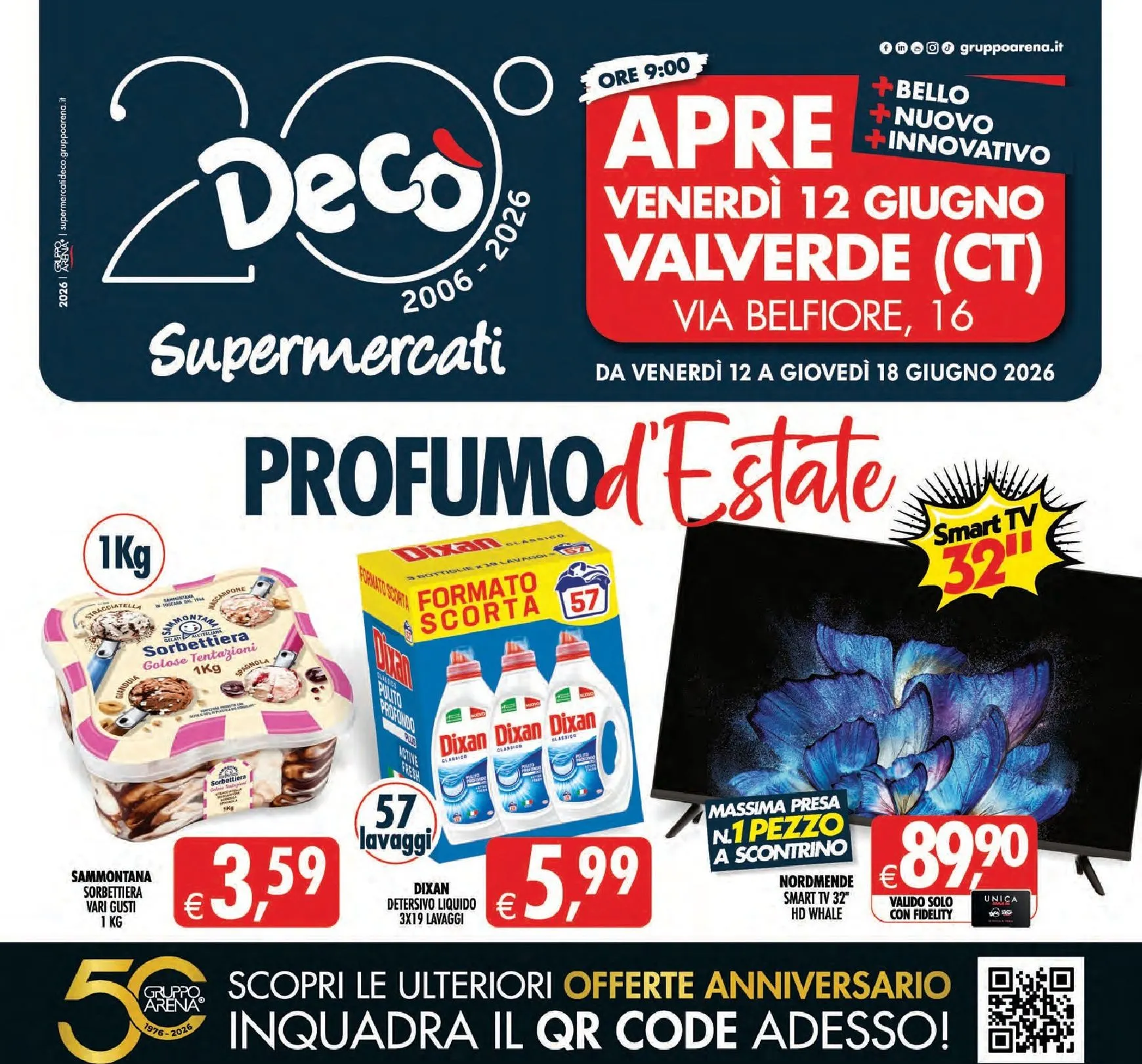 Volantino Decò - Supermercati/Maxistore/Local per la prossima settimana dal venerdì 12/06/2026 al giovedì 18/06/2026 da 12 giugno a 18 giugno di 2026 - Pagina del volantino 1