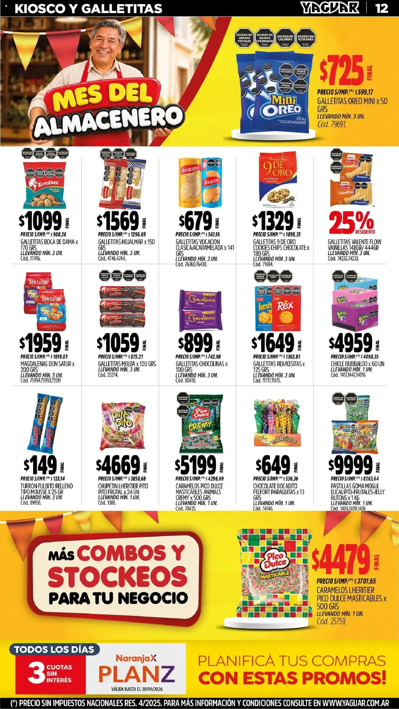 Ofertas de Mayorista Yaguar - Mes del Almacenero - San Juan 31 de agosto al 5 de septiembre 2026 - Página 12 del catálogo