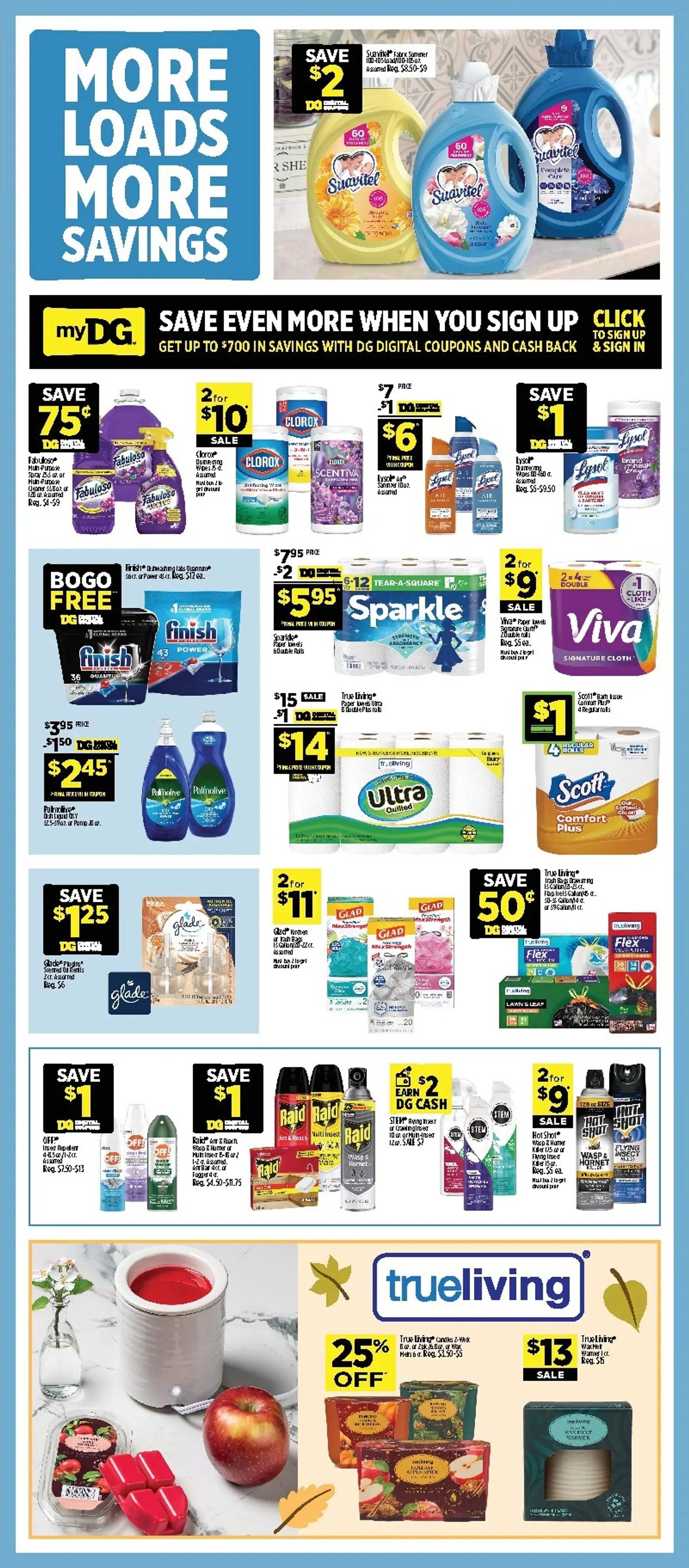 Weekly promotion Current Dollar General leaflet valid from Sunday 08/30/2026 to Saturday 09/05/2026 spanning from August 30 to September 5 2026 - Page 11 for Catalogue 365