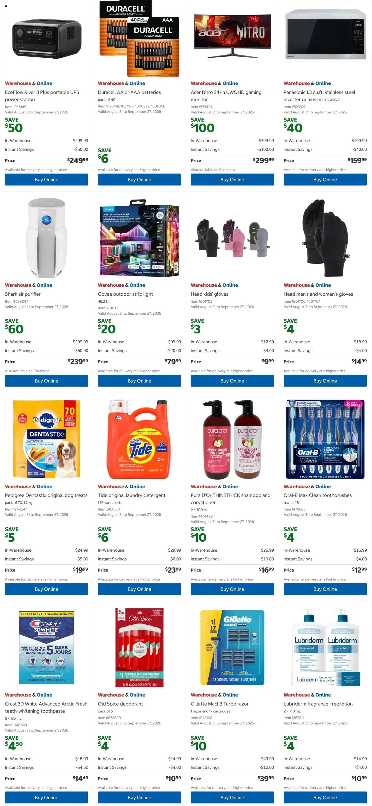 More Savings at Your Local Warehouse - 2 Week Offers from August 31 to September 13 2026 - flyer page 4